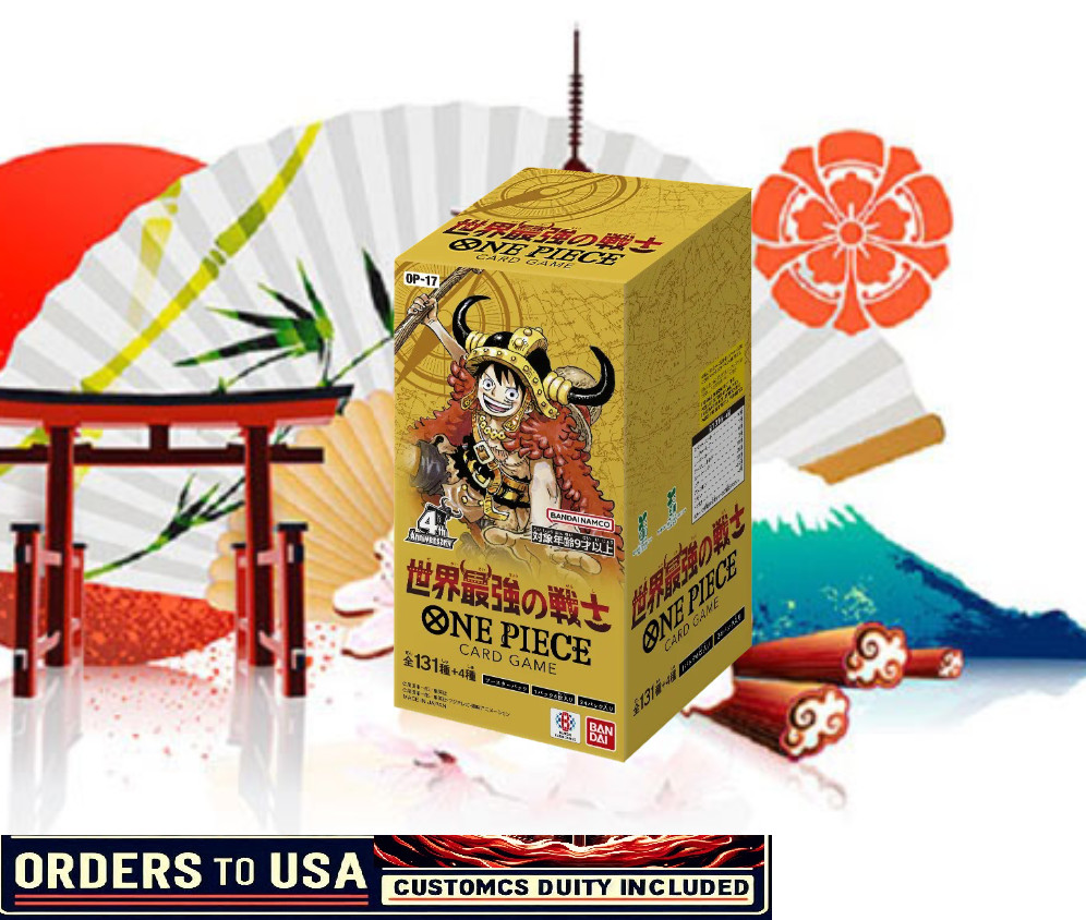 One Piece  The World\'s Strongest Warriors OP-17 box Japanese