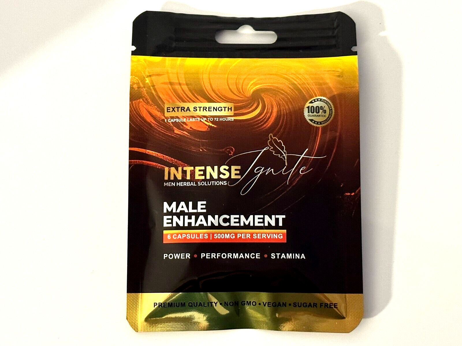 Intense\'Ignite Fast Acting Male Performance Herbal Supplement -12 Pills