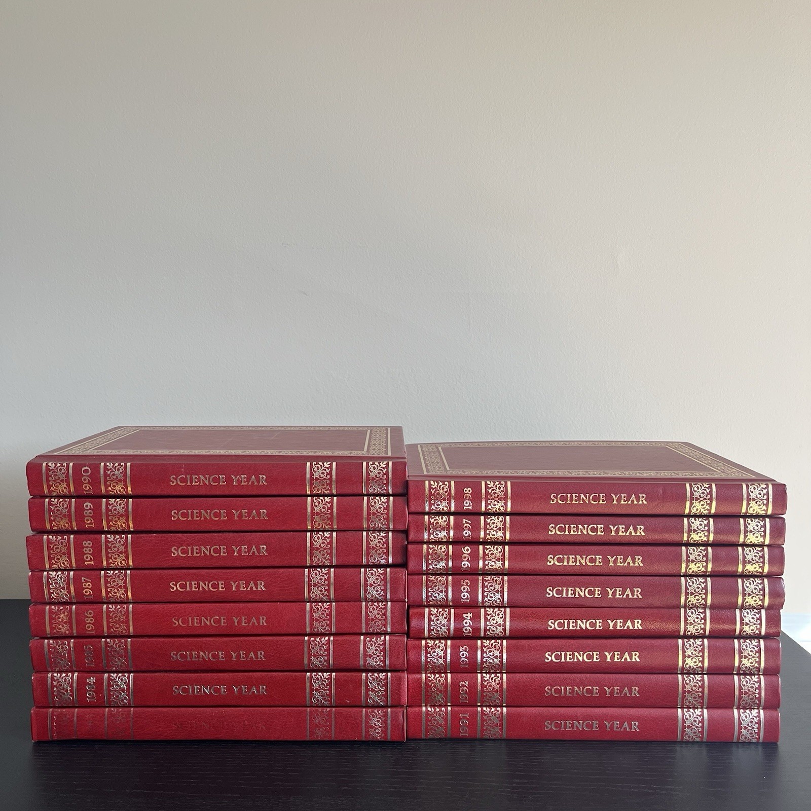 World Book Science Year Annual Supplements 1983 - 1998 Vintage 16 Books