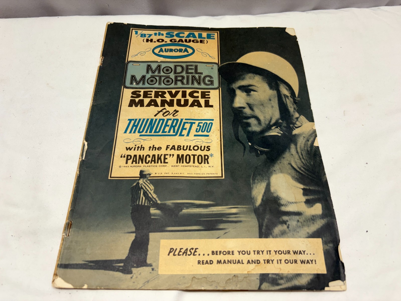 1963 Aurora Model Motoring Service Manual for Thunderjet 500 HO scale 1/87th 47
