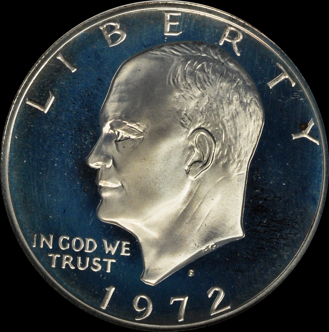 1972-S Eisenhower Silver Dollar Choice/Gem Proof 1972-S Eisenhower Silver Dollar Choice/Gem Proof