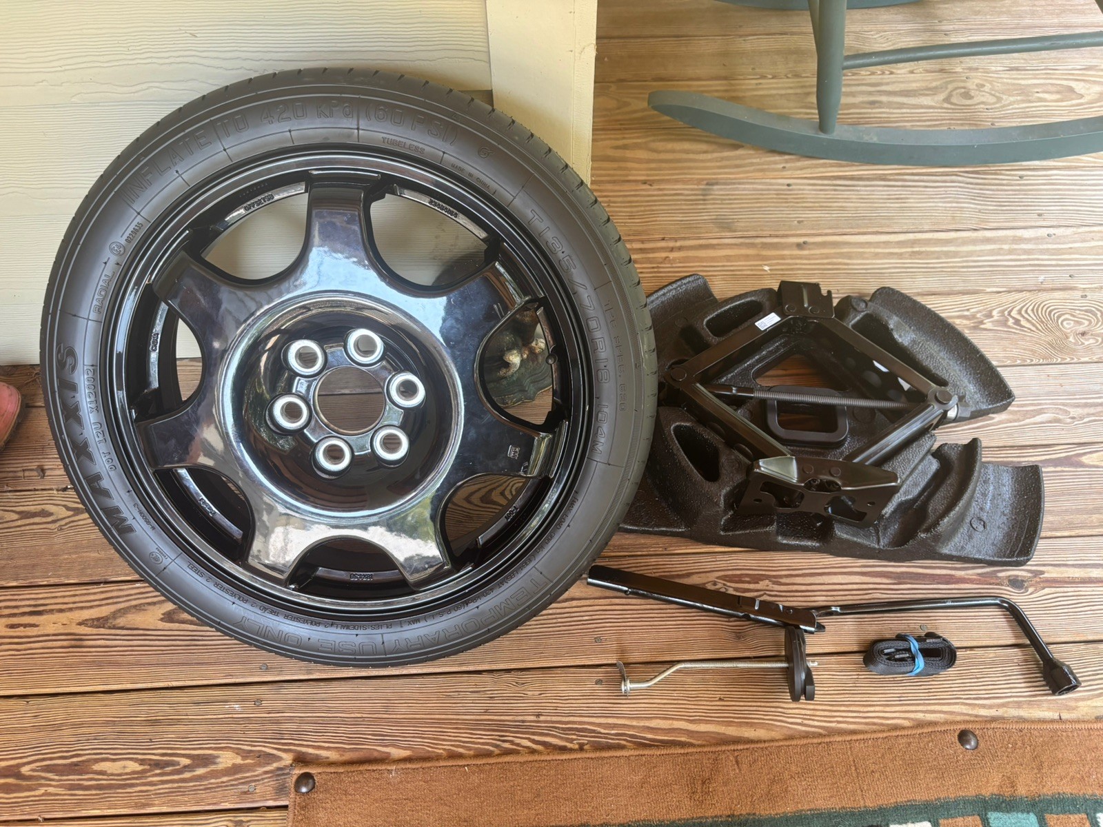 EMERGENCY SPARE TIRE 18 EMERGENCY SPARE TIRE 18