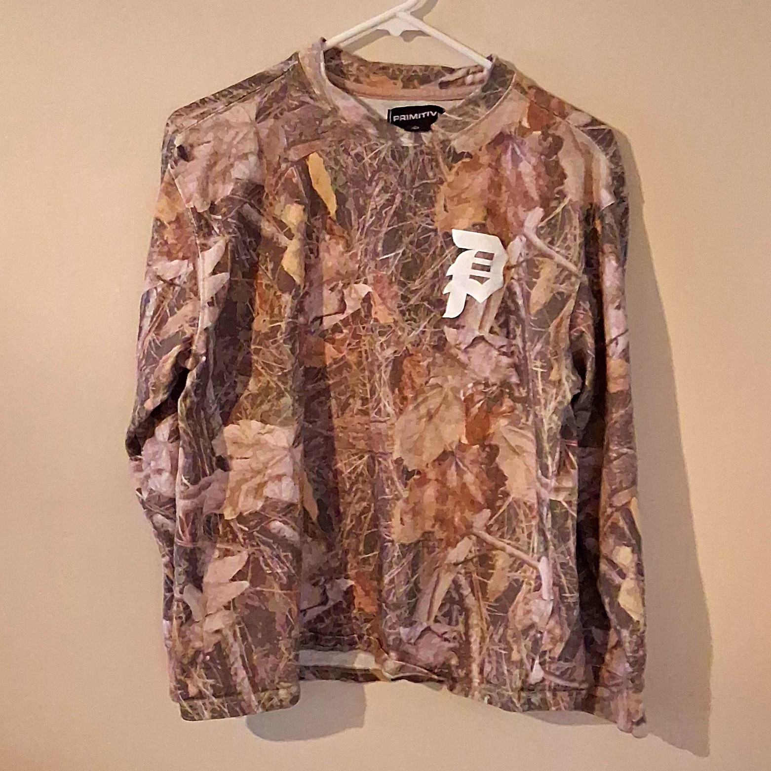 Primitive Skateboards Men Camo Long Sleeve Shirt Heavyweight Dirty P Logo Size L Primitive Skateboards Men Camo Long Sleeve Shirt Heavyweight Dirty P Logo Size L