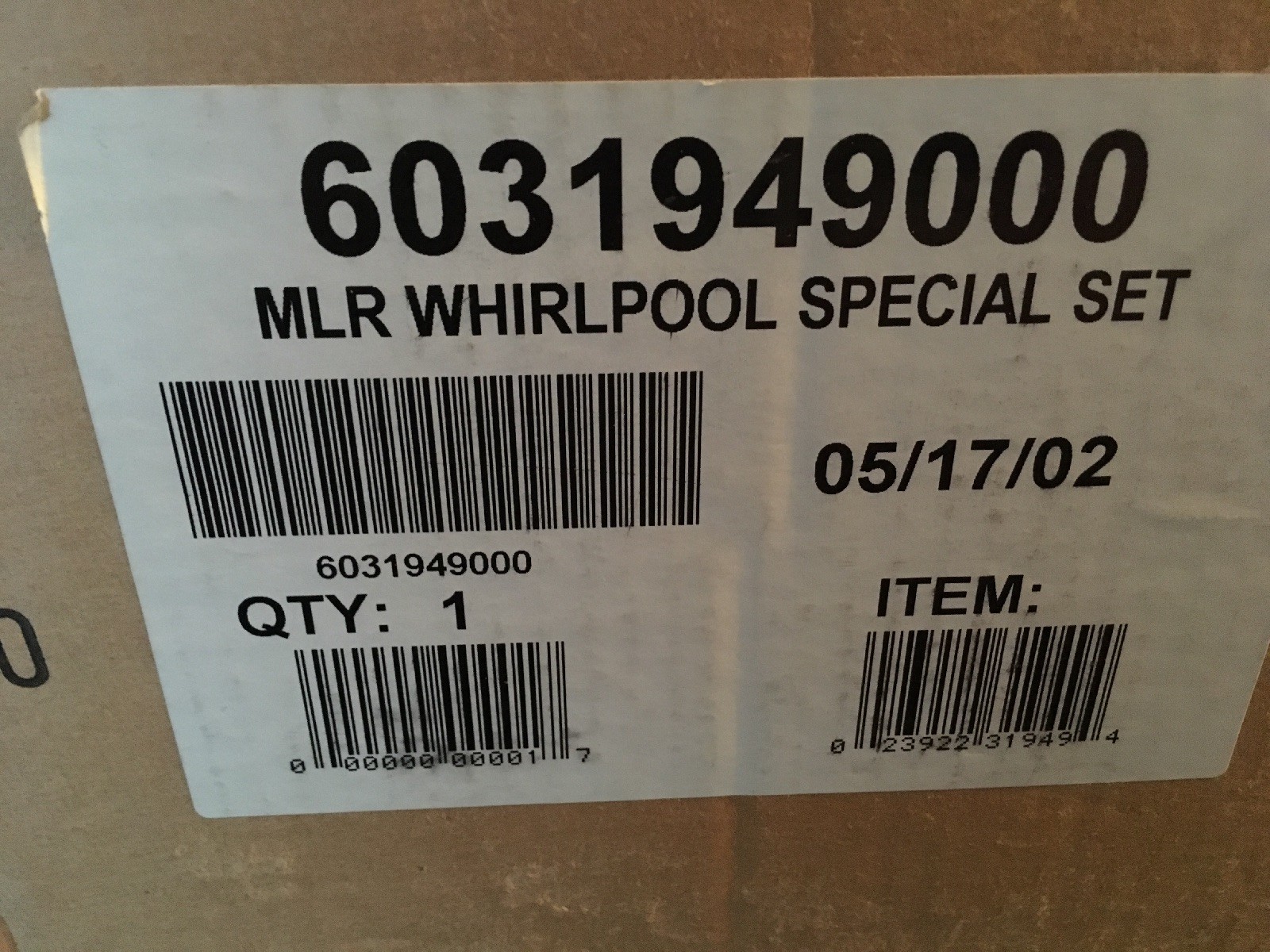 Lionel ~ Very Rare / Limited Edition 6-31949 MLR Whirlpool Special Set 2002