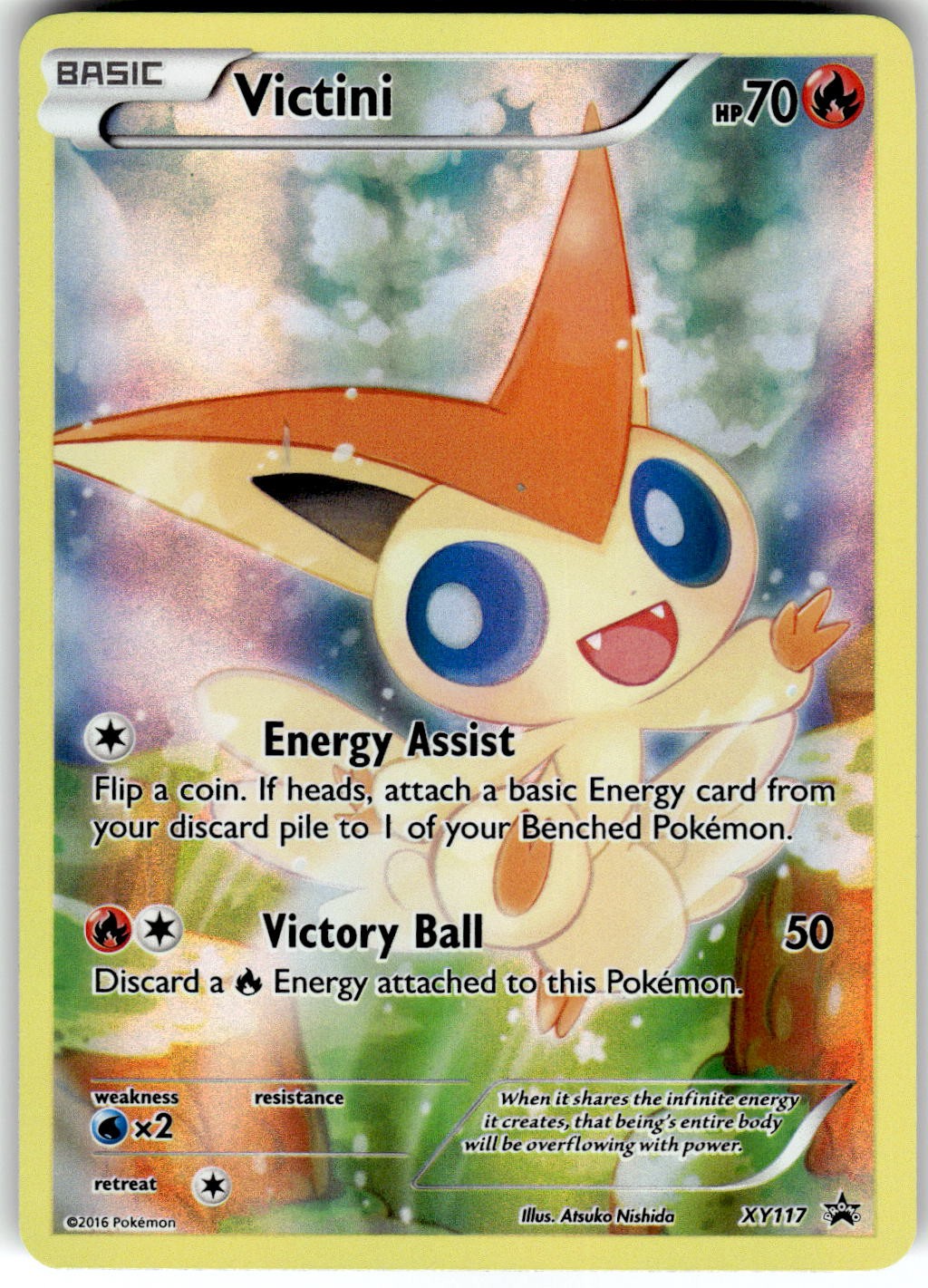 Victini Holo XY Promos XY117 2013 Victini Holo XY Promos XY117 2013