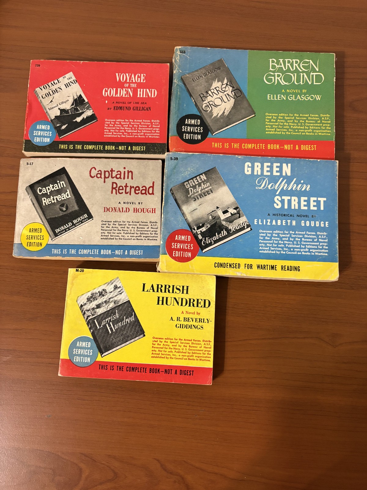 Lot 11 Vintage Armed Services Edition Books - Novels - GOOD Lot 11 Vintage Armed Services Edition Books - Novels - GOOD