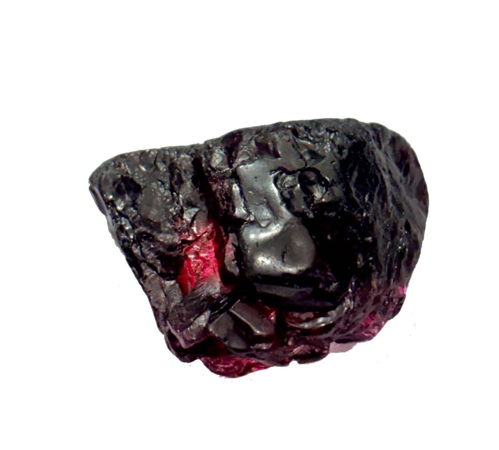 Natural 95.40 Ct Large Raw Red Garnet Stone Healing Crystal Loose Gemstone