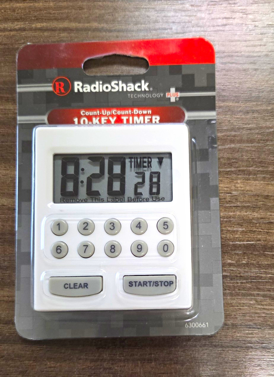 Vintage RadioShack 10key digital timer-New Old Stock NOS sealed 6300661 Vintage RadioShack 10key digital timer-New Old Stock NOS sealed 6300661
