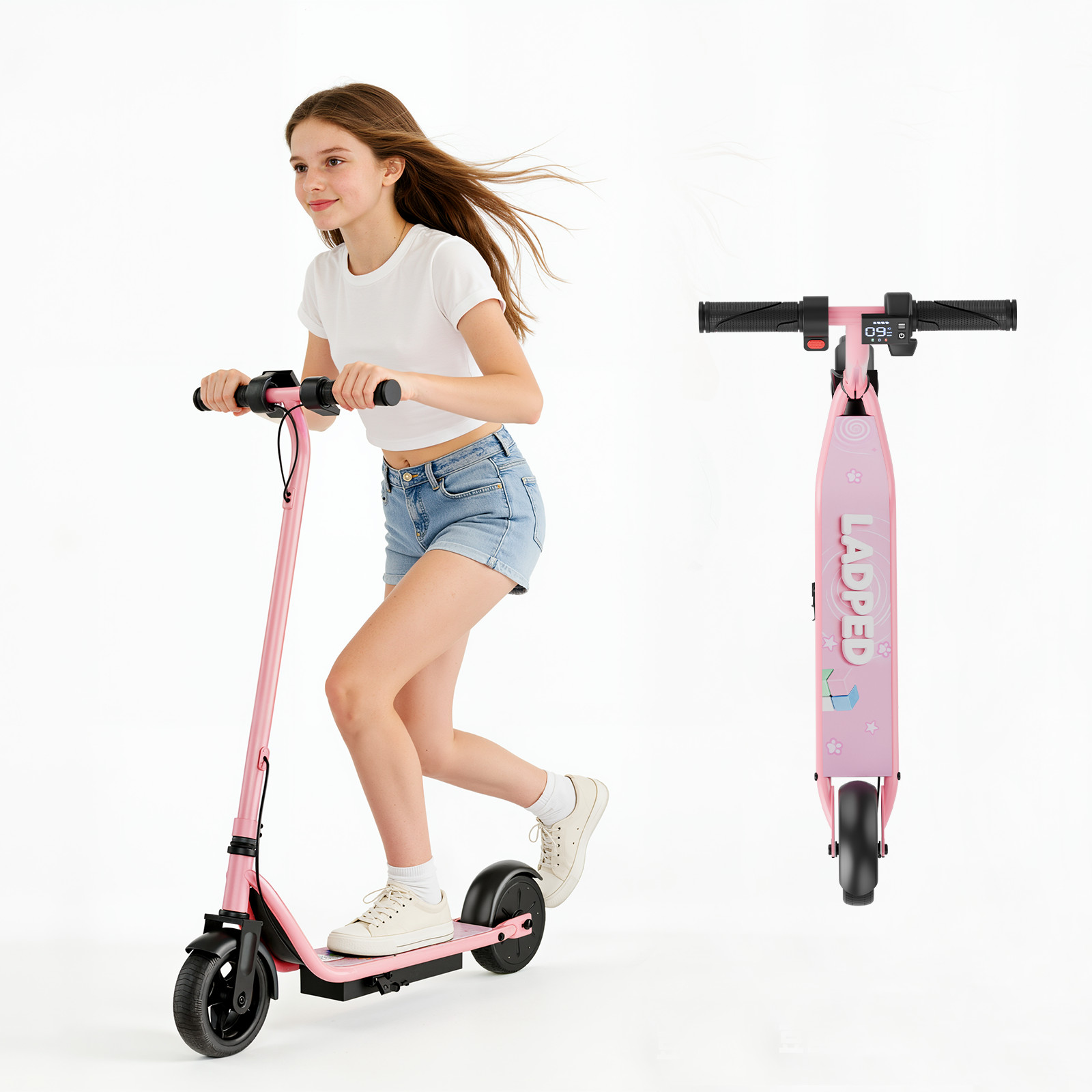 Compact Foldable Mini Electric Scooter Lightweight Portable Max Load For Teens Compact Foldable Mini Electric Scooter Lightweight Portable Max Load For Teens