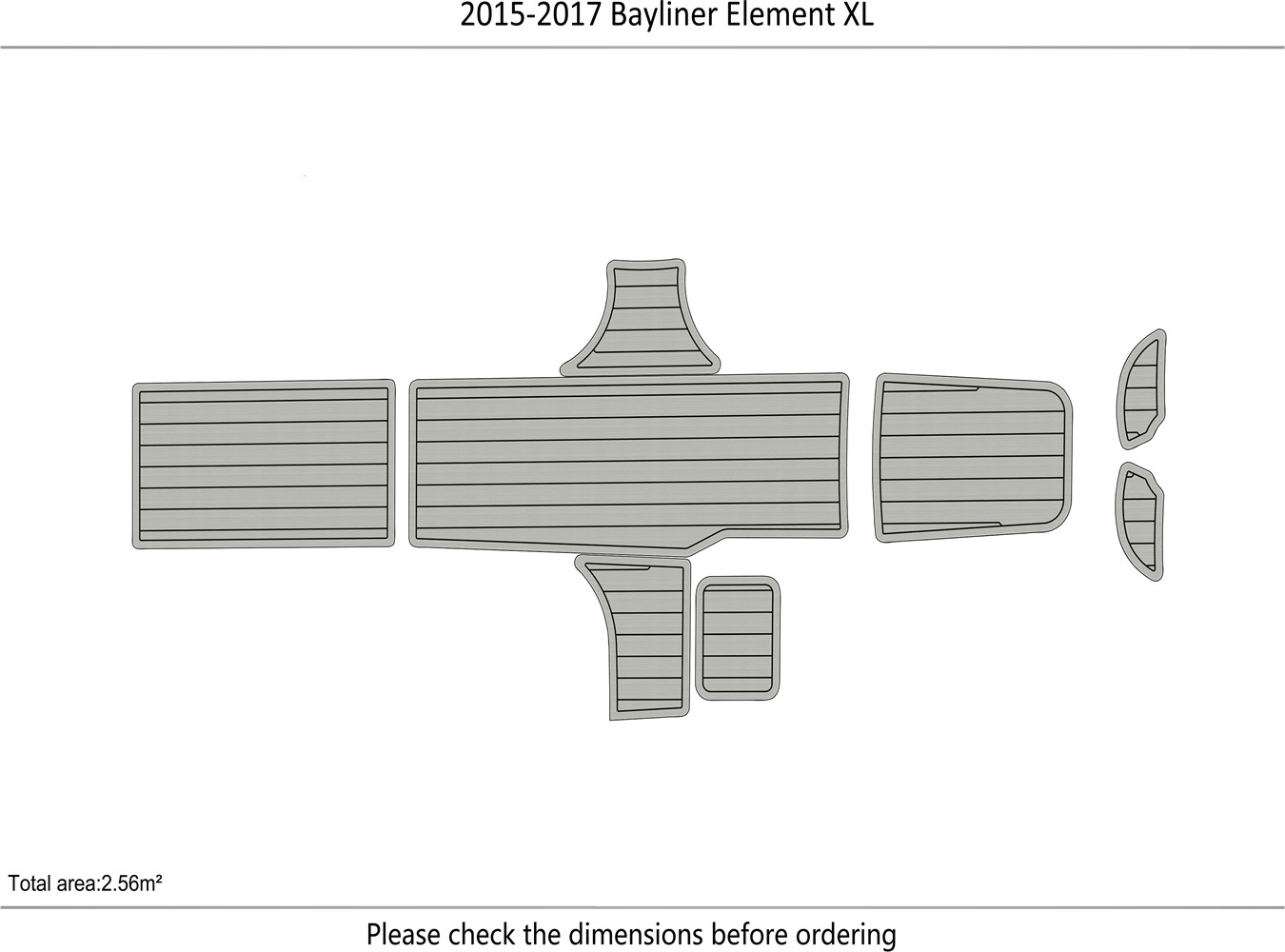 2015-2017 Bayliner Element XL DuraEVA EVA Foam Boat flooring