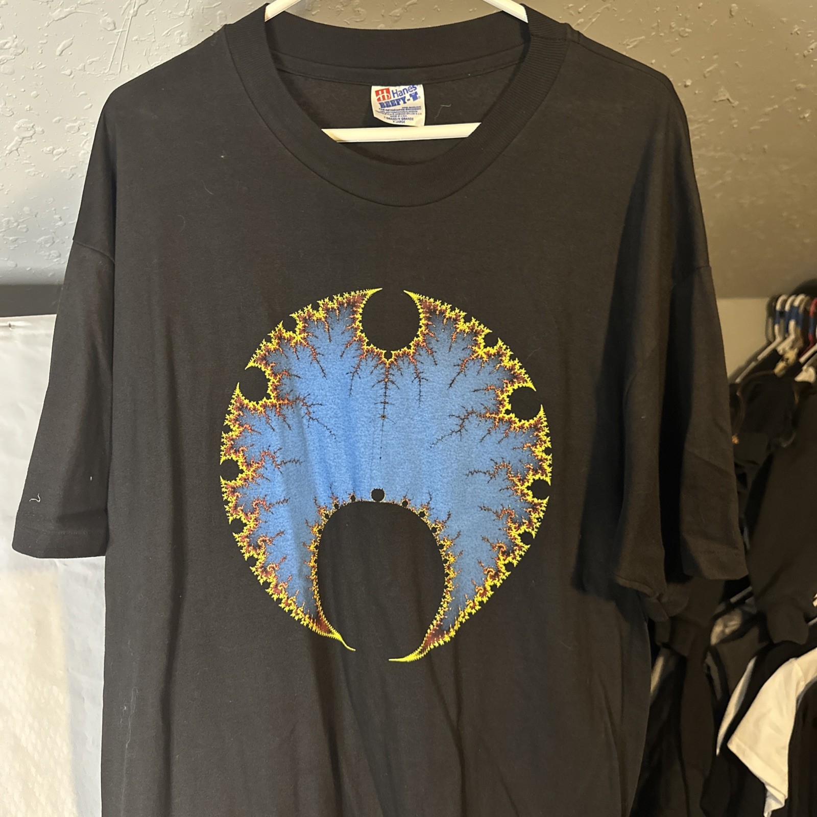 VTG 90’s Fractional T-Shirt Size XL  USA Double Sided BEEFY Tag Scott Burns