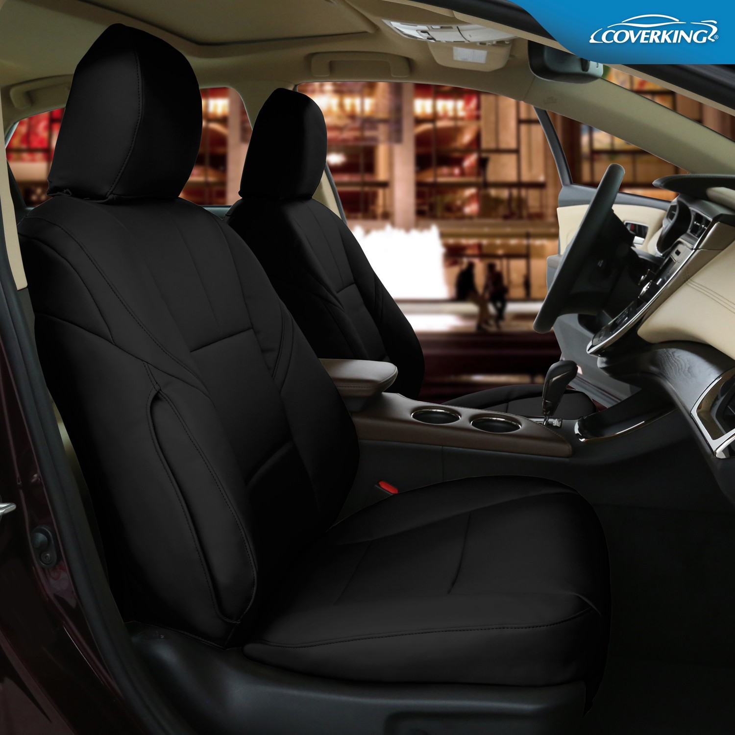 Coverking Premium Leatherette Custom Seat Covers for Lexus GX470 - Made to Order