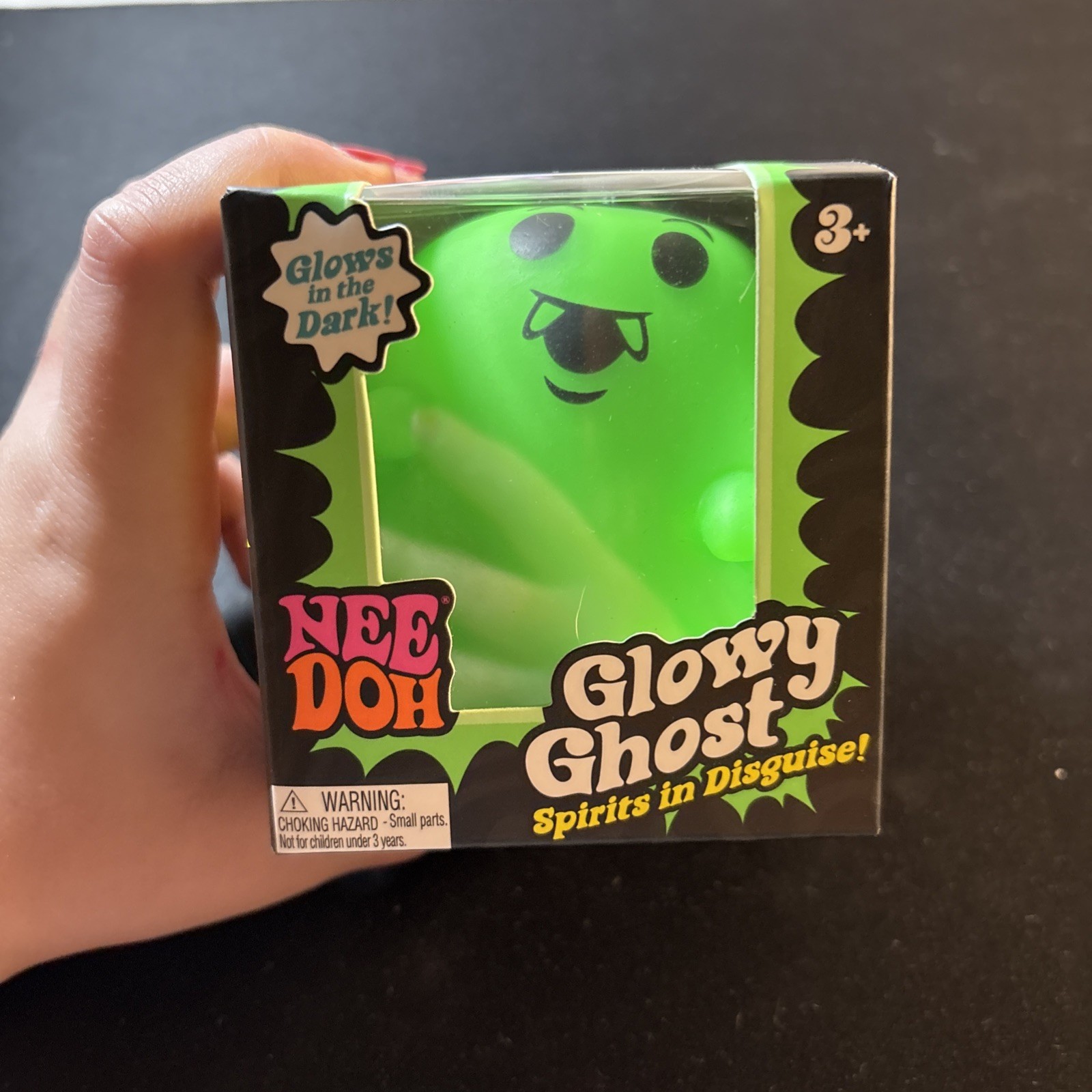 2026-NeeDoh GLOWY GHOST Costumed Glow-in-the-Dark Squishy Squeeze Toy RANDOM