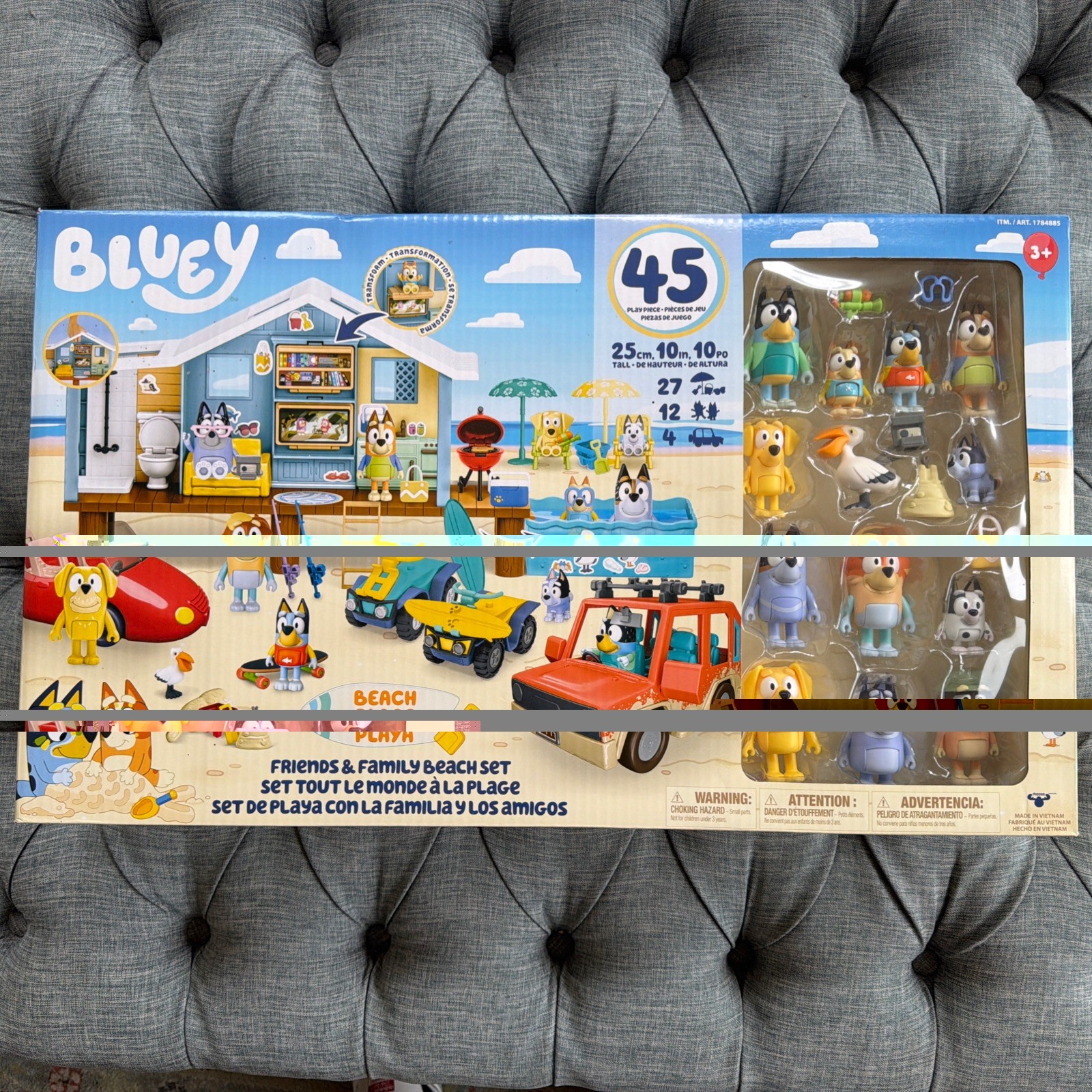 BLUEY\'S Ultimate Mega Set  45+ Piece Friends & Family Beach House