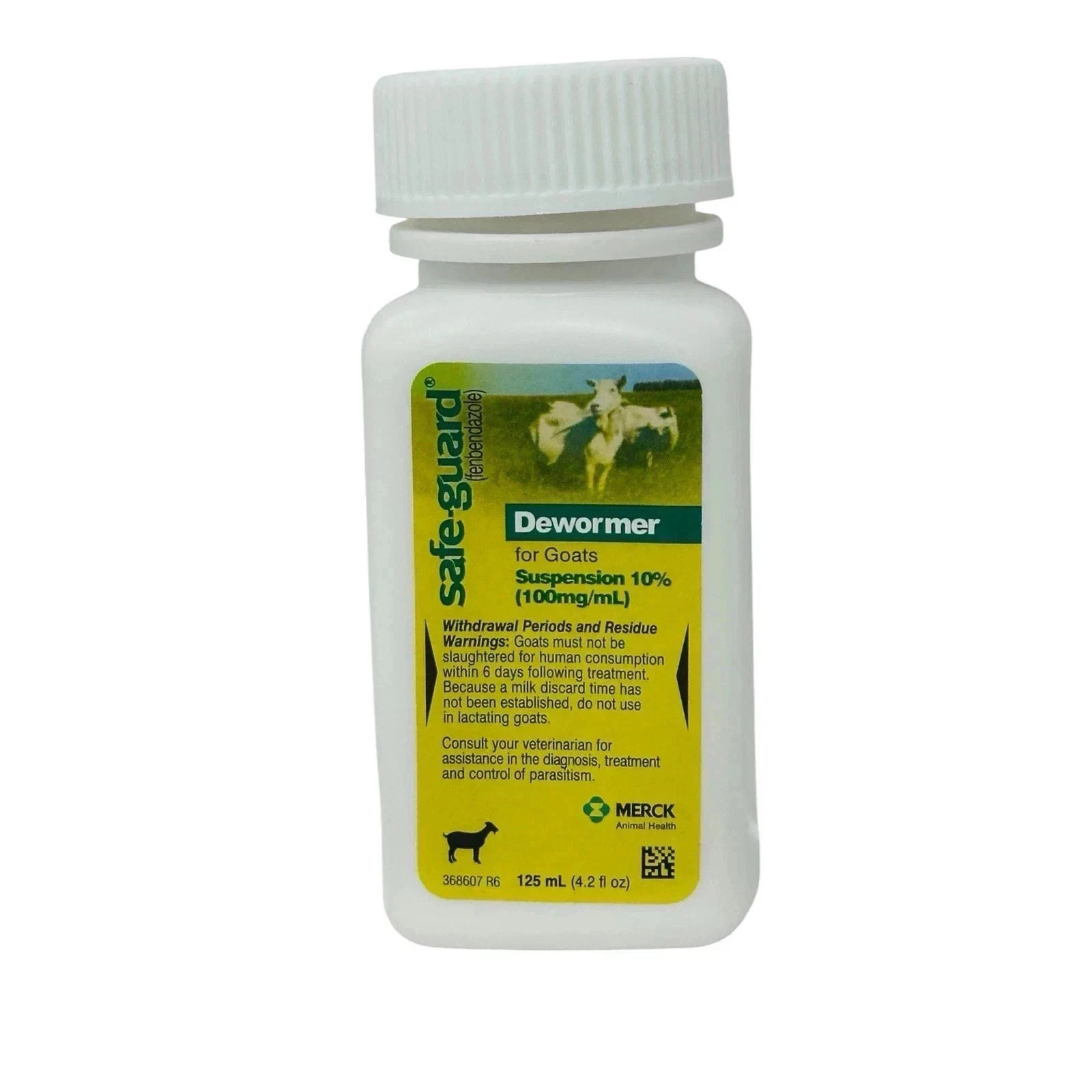 Merck Safe-Guard Goat Dewormer, 125mL Fenbendazole 11/2026