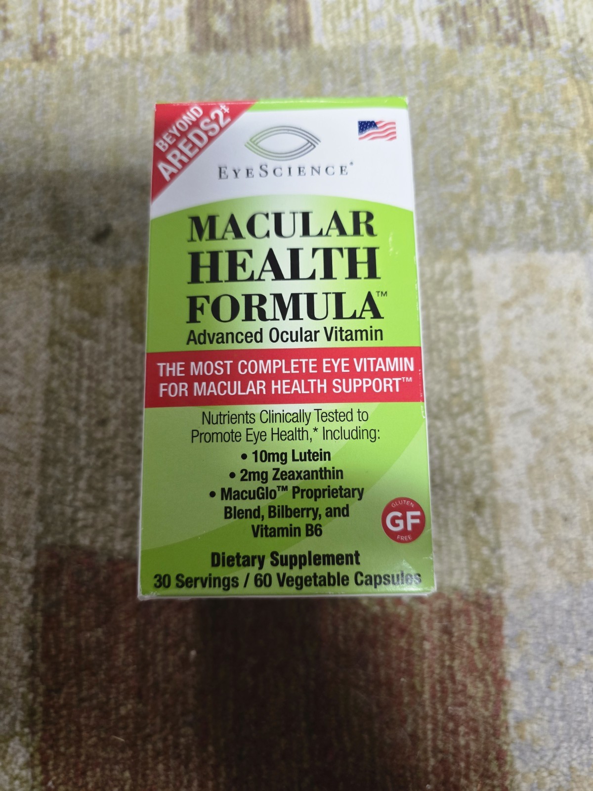 EyeScience® Macular Health Formula, 60ct  Advanced Ocular Vitamin 