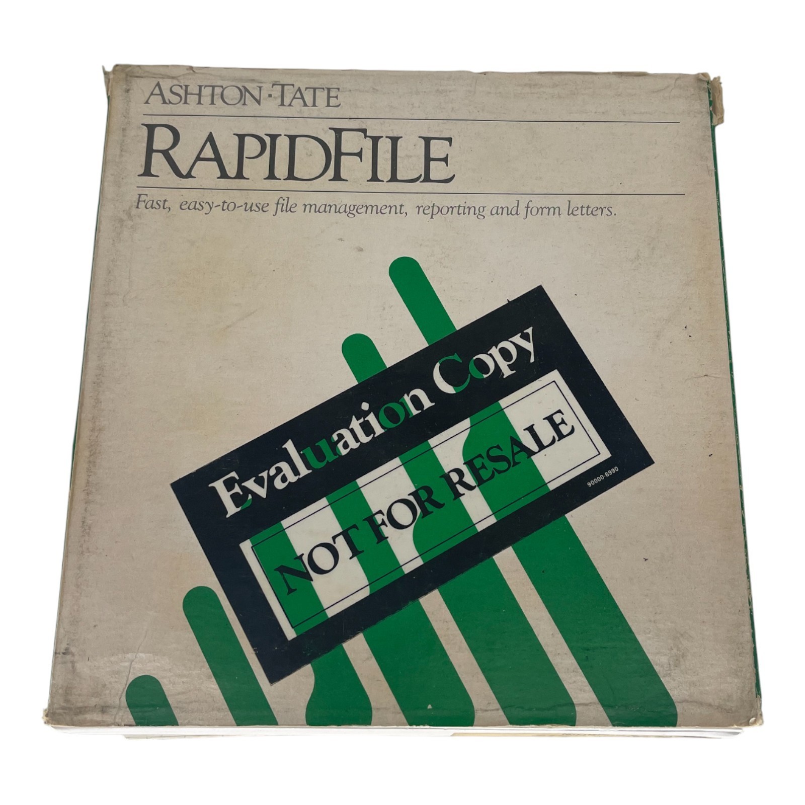 Vintage Ashton-Tate RapidFile Software Package with Manuals & 5.25\