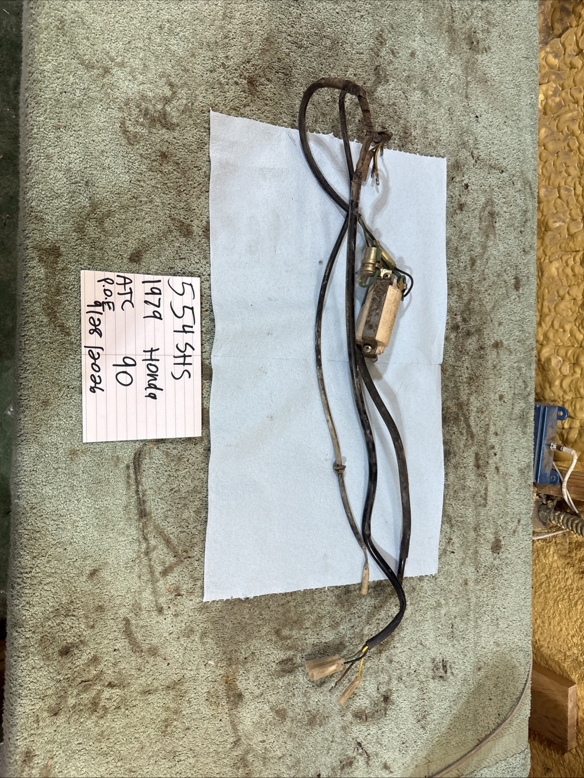 1979 Honda Atc 90 Main Engine Wiring Harness Wire Loom 554