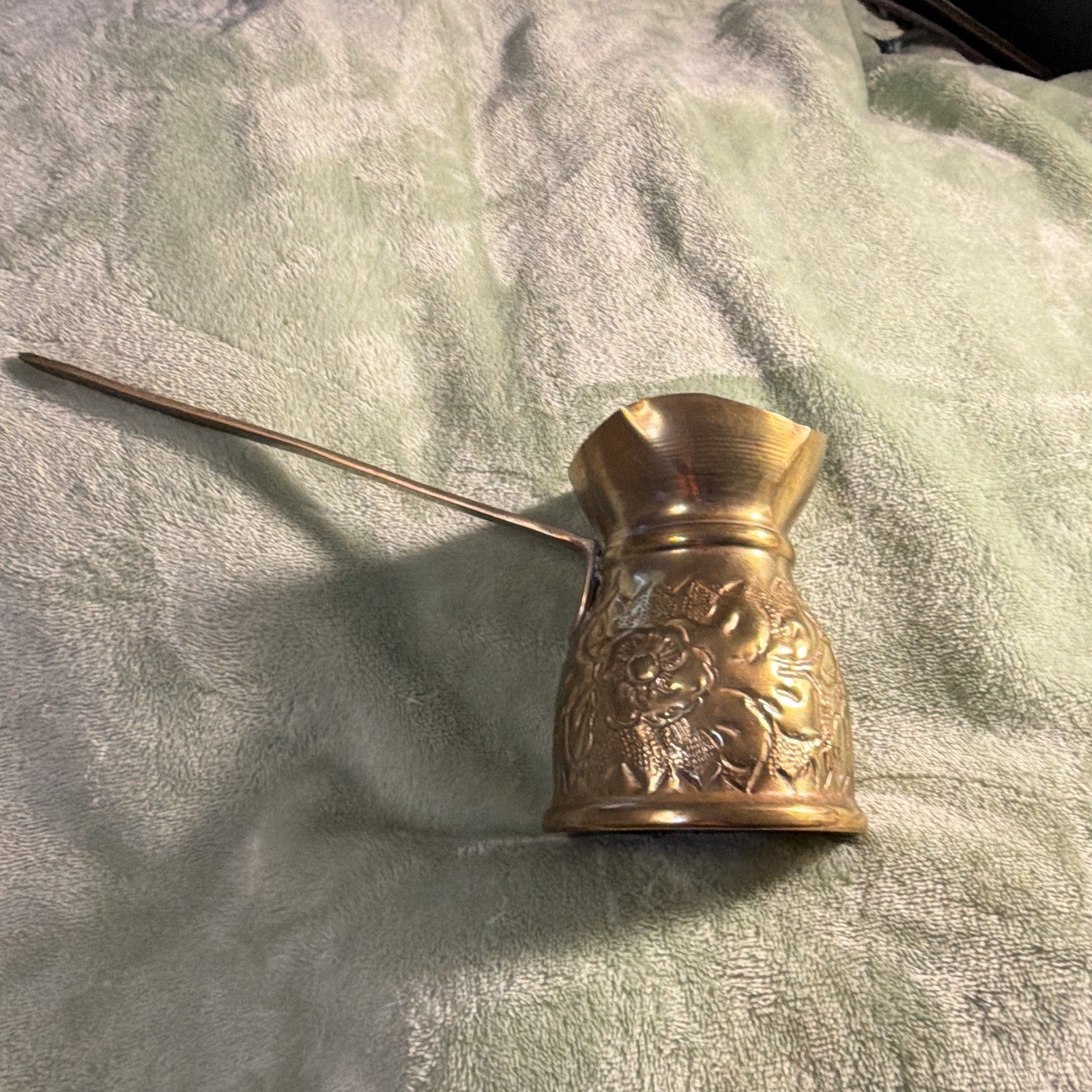 Antique Decorative Brass Floral Cezve Coffee Pot Turkish Coffee Pot Tea Pot Antique Decorative Brass Floral Cezve Coffee Pot Turkish Coffee Pot Tea Pot