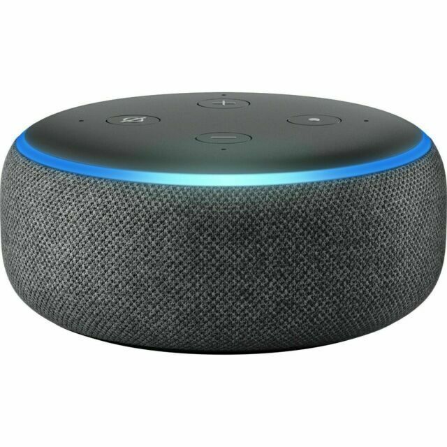 NEW SEALED Amazon Echo Dot 3rd Generation w/ Alexa Voice Media Device Charcoal