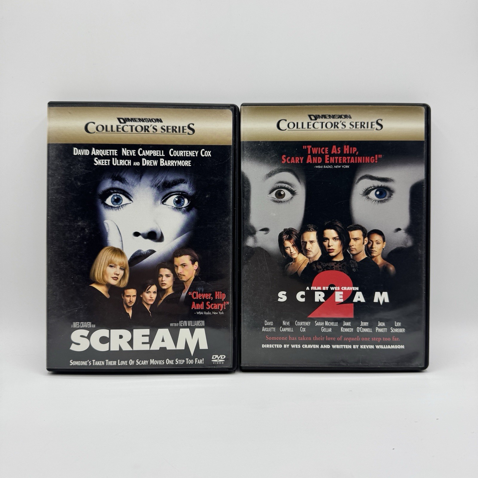 Dimensions Collectors Series Scream & Scream 2 DVD PRE OWNED RARE OOP Halloween