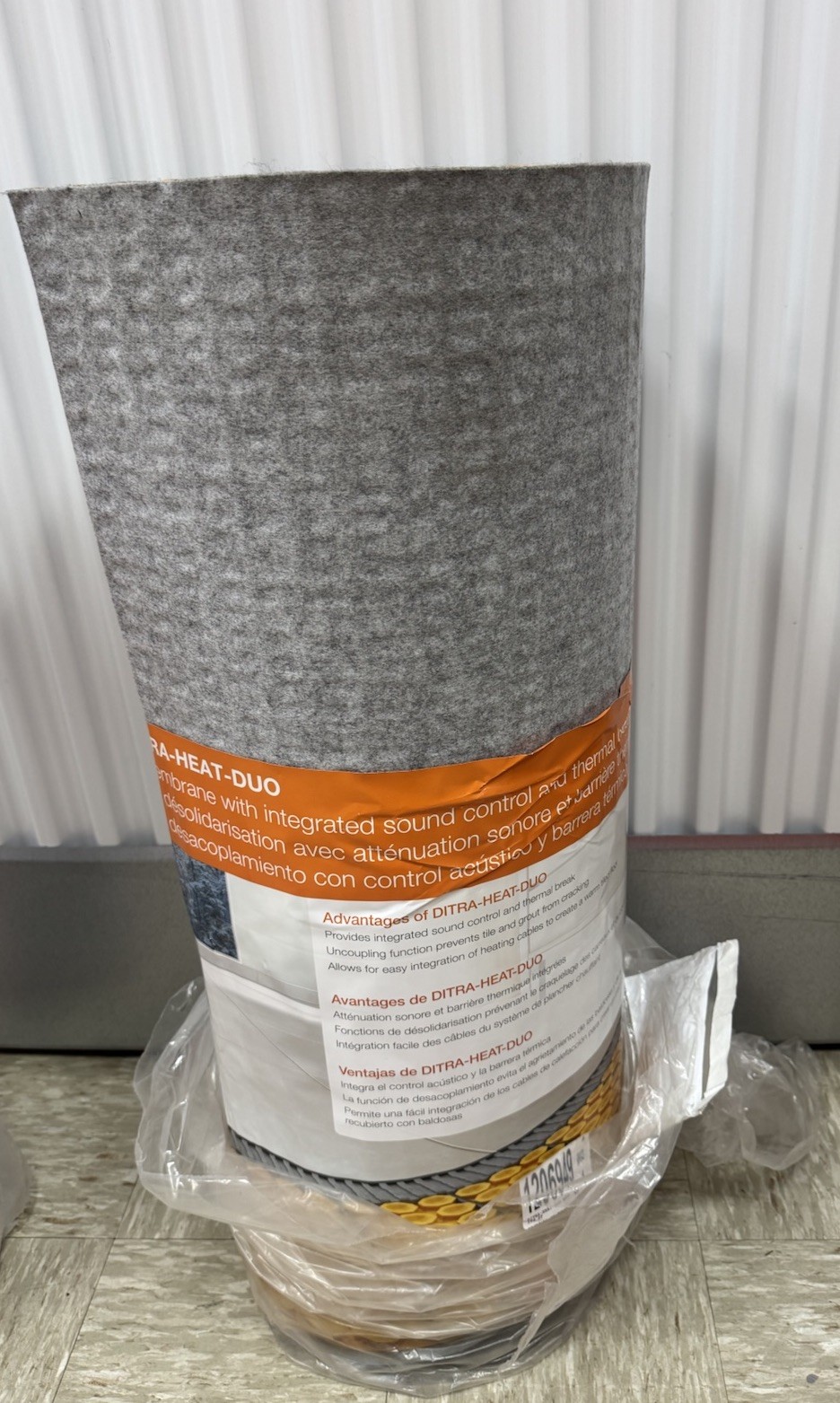 Schluter DHD810M Ditra Heat DUO Uncoupling Floor Membrane 108 Ft² Roll Underlay Schluter DHD810M Ditra Heat DUO Uncoupling Floor Membrane 108 Ft² Roll Underlay