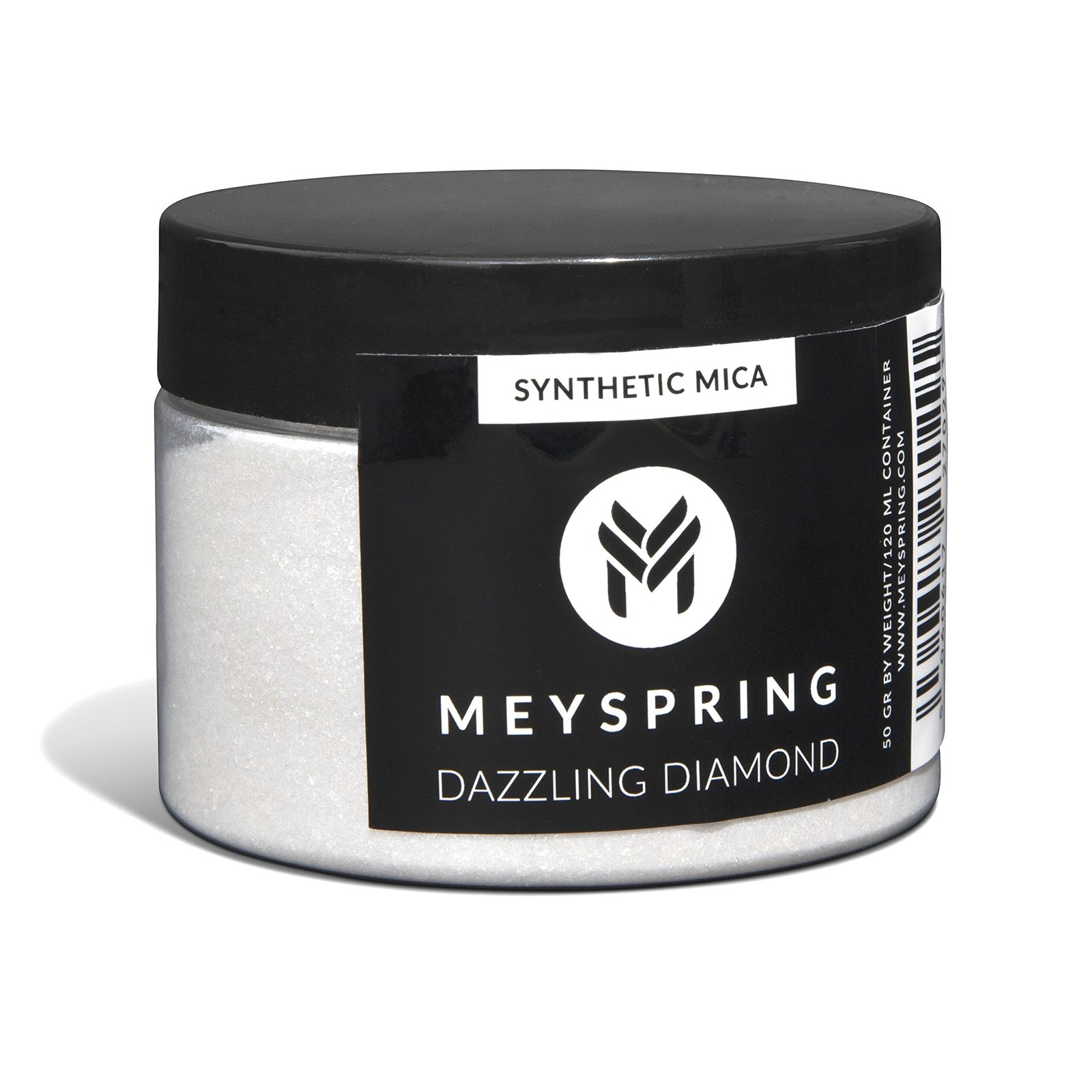MEYSPRING Dazzling Diamond - White Glitter Mica 40-300μm, 