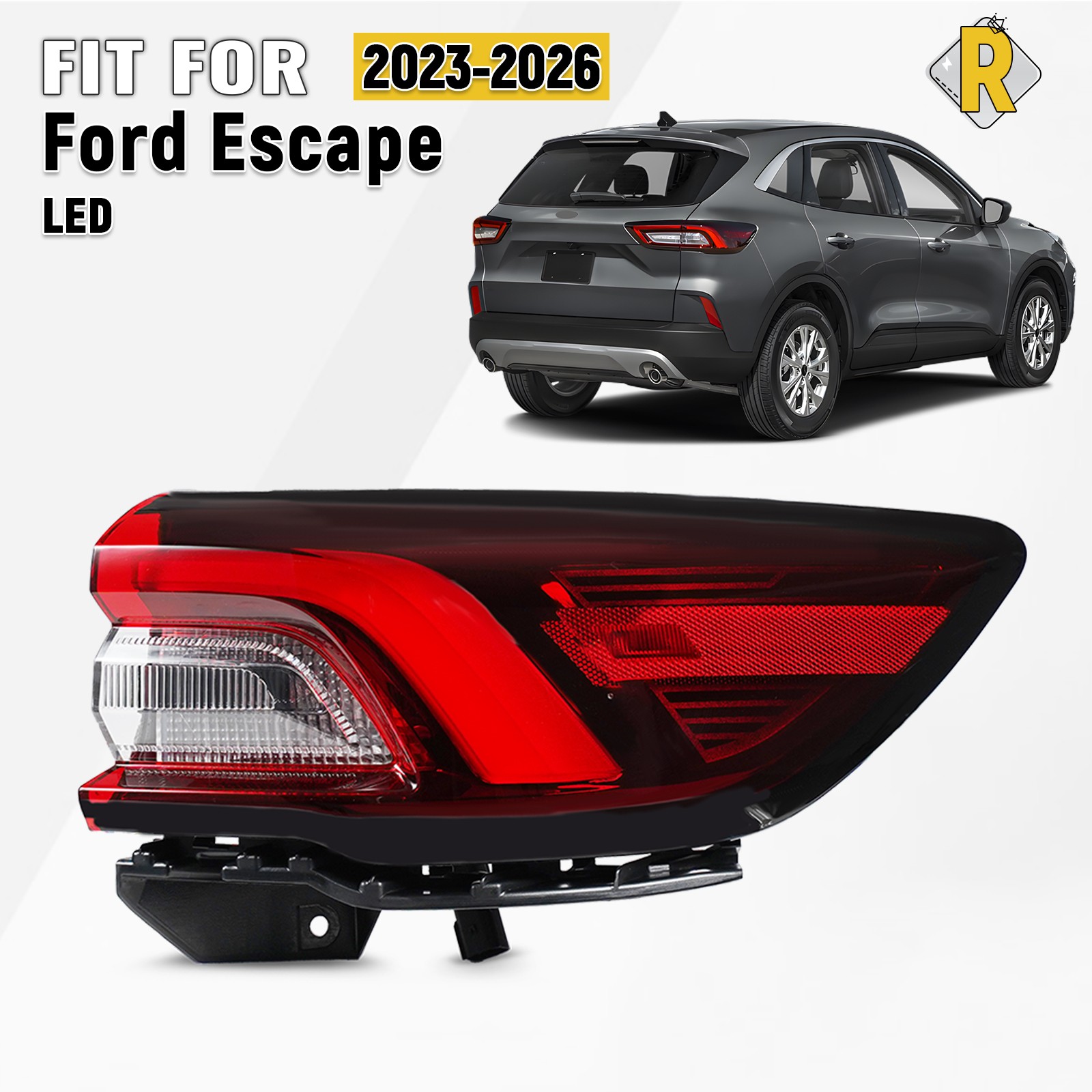 For 2023-2026 Ford Escape LED Outer Tail Light Right Passenger Side PJ6Z-13404-A