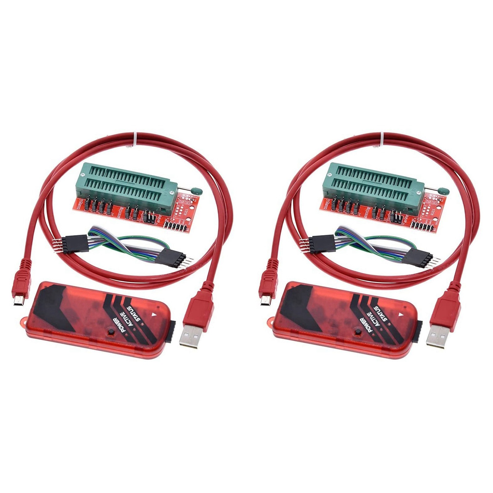 2X PICKIT3 Programmer + PIC ICD2 PIC Kit 2/3 Programming Adapter Universal3147