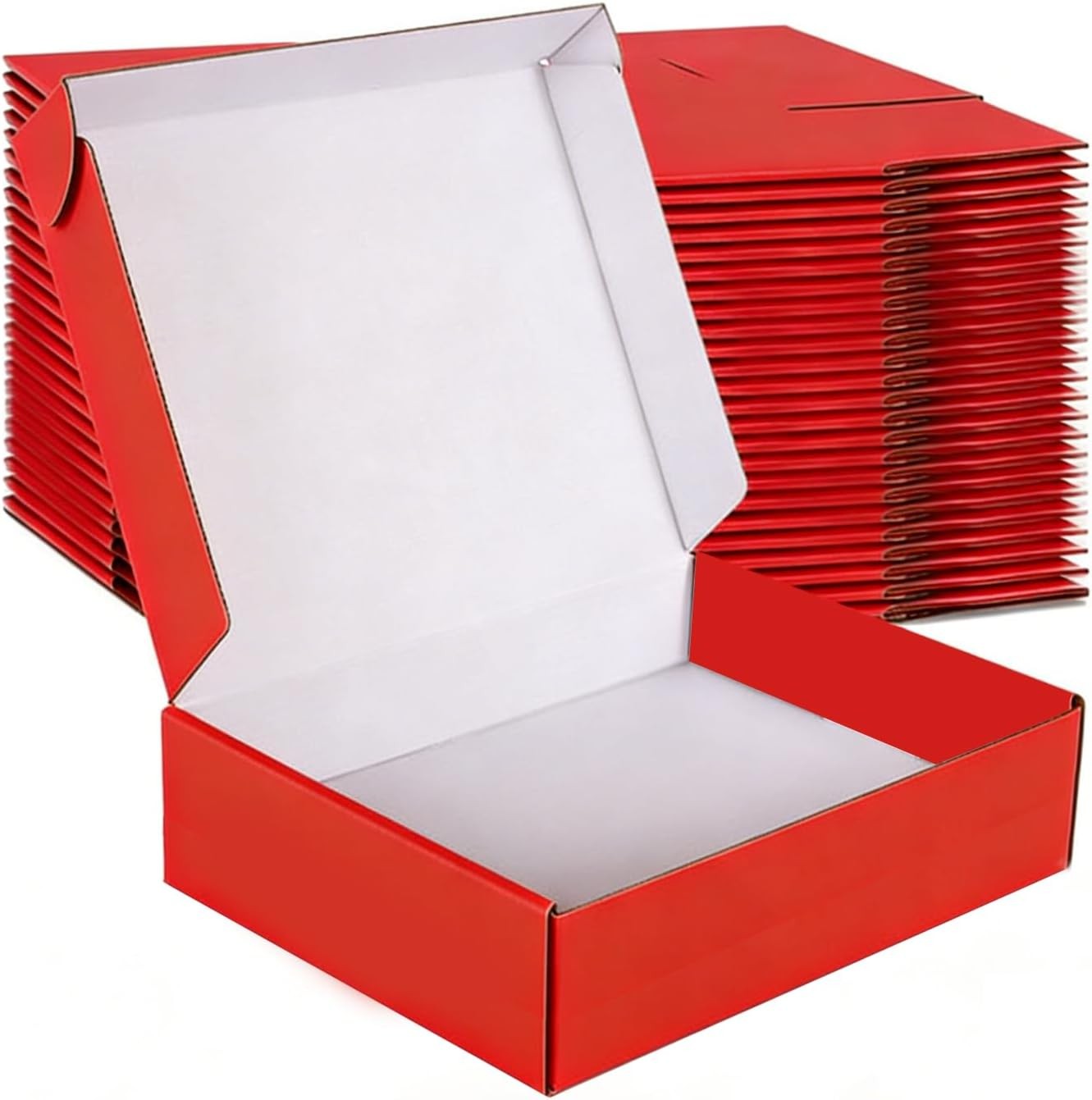 20 Shipping Boxes 12x10x3 Inches, Large Corrugated Cardboard, Mailing, Packing