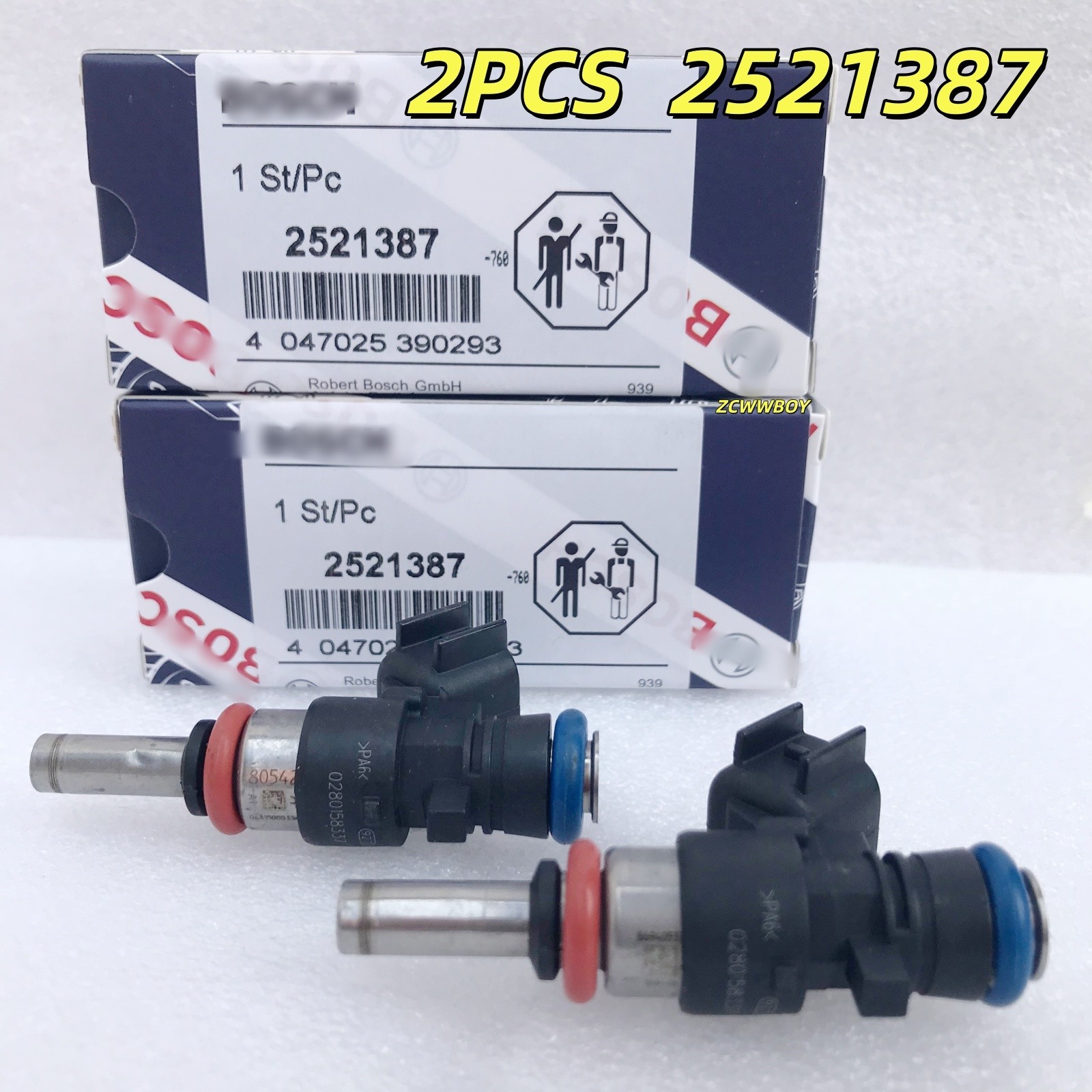 NEW 2x Fuel Injectors 2521387 For 2015-23 Polaris General XP/1000 RZR ProXP/1000
