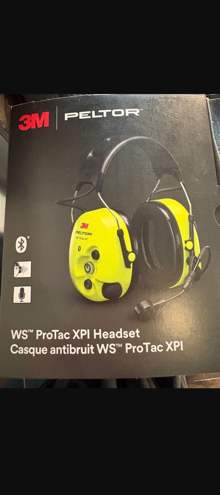 3M PELTOR WS ProTac XPI Bluetooth Headset Yellow 3M PELTOR WS ProTac XPI Bluetooth Headset Yellow