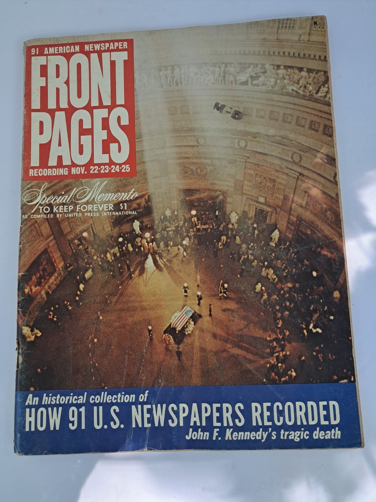 VNTG FRONT PAGES MAGAZINE NOV. 22-25, 1963 - KENNEDY ASSASSINATION/91 NEWSPAPERS