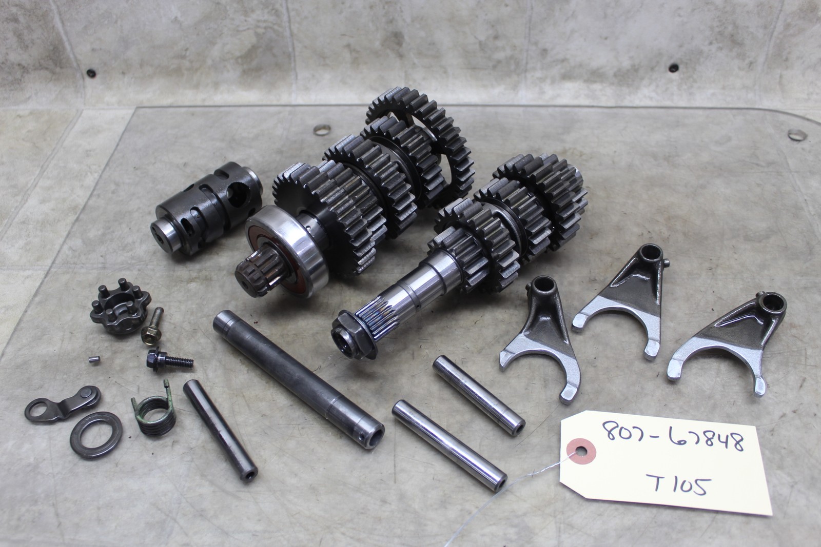 2004 Polaris Predator 500 Oem Transmission Tranny Trans Gears Shafts Forks Drum