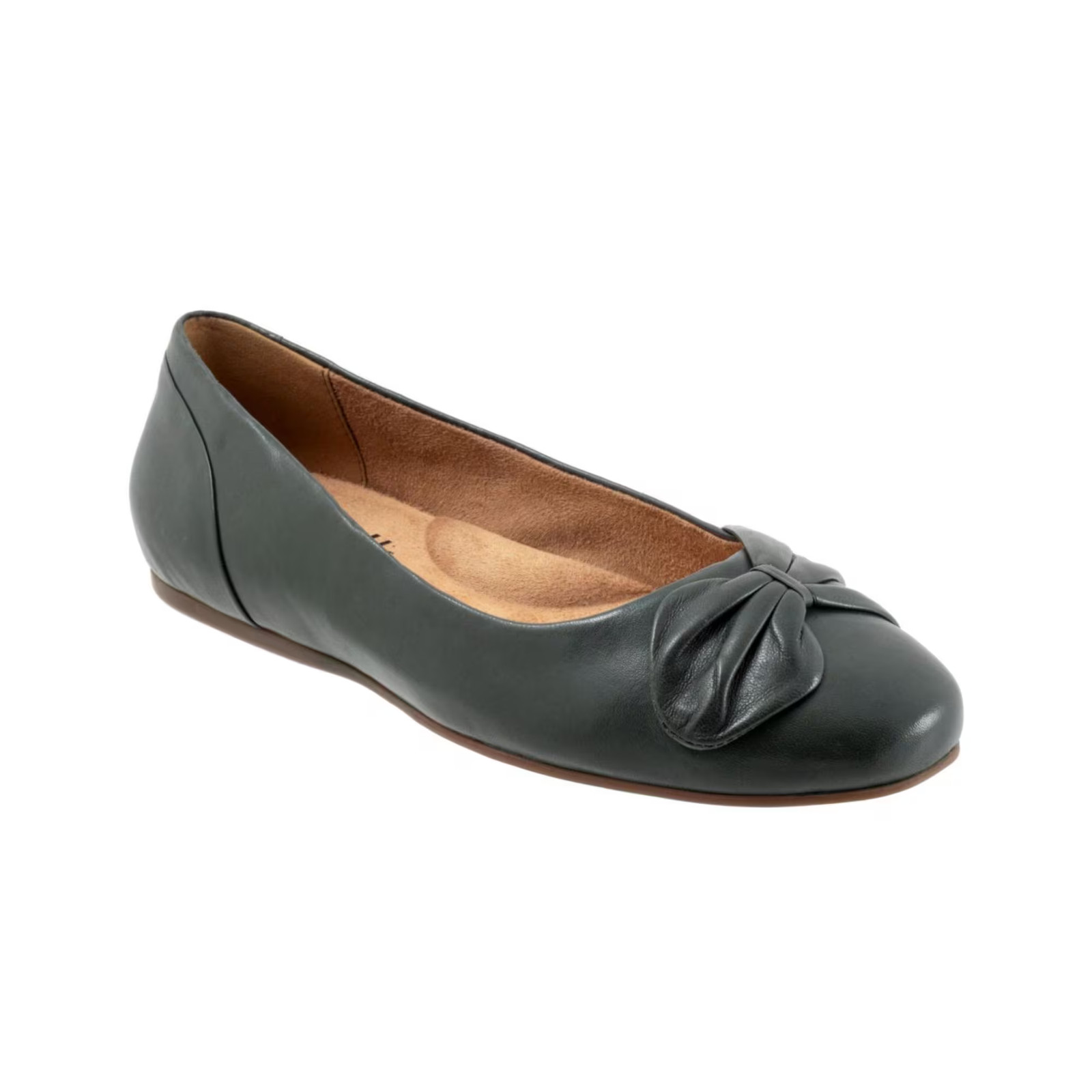 Women\'s SoftWalk Sofia Flat Dark green