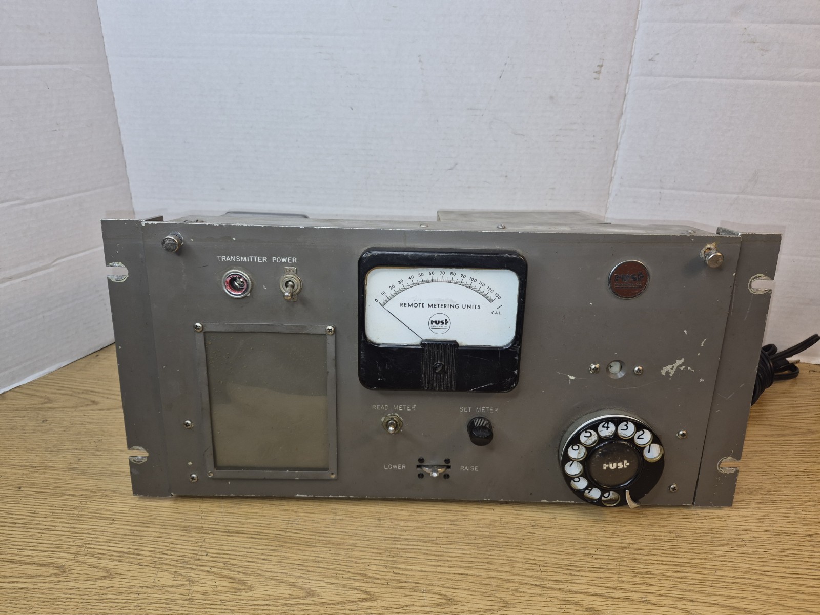 Vintage 1950s Rust Industrial Corporation Remote Broadcast Transmitter