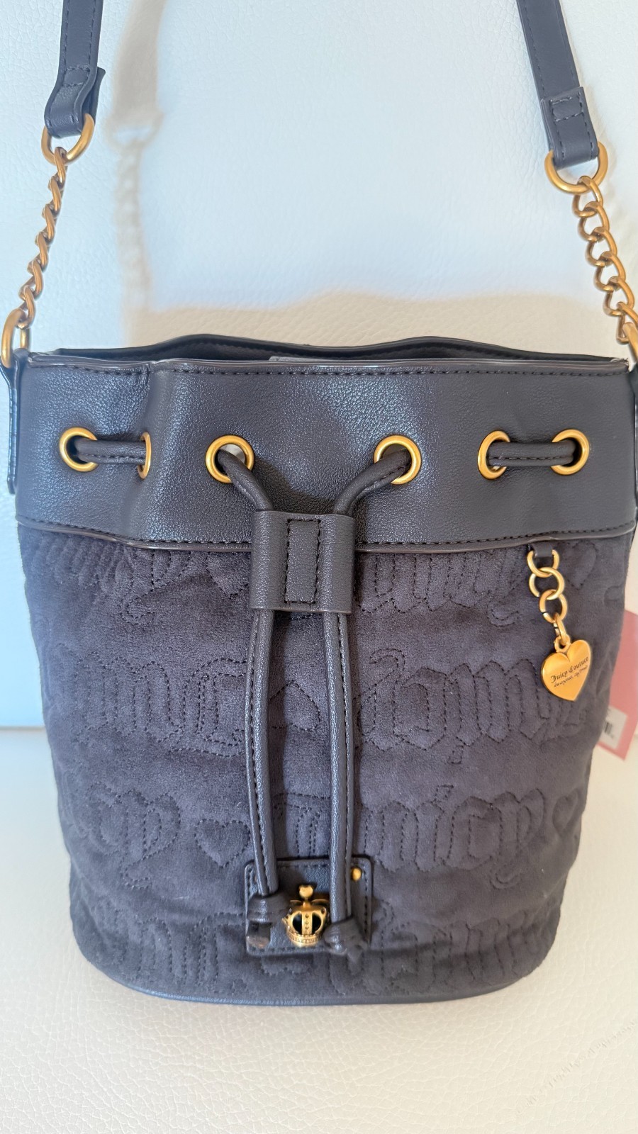 NWT Juicy Couture Totally Juicy Bucket Bag Chocolate Brown