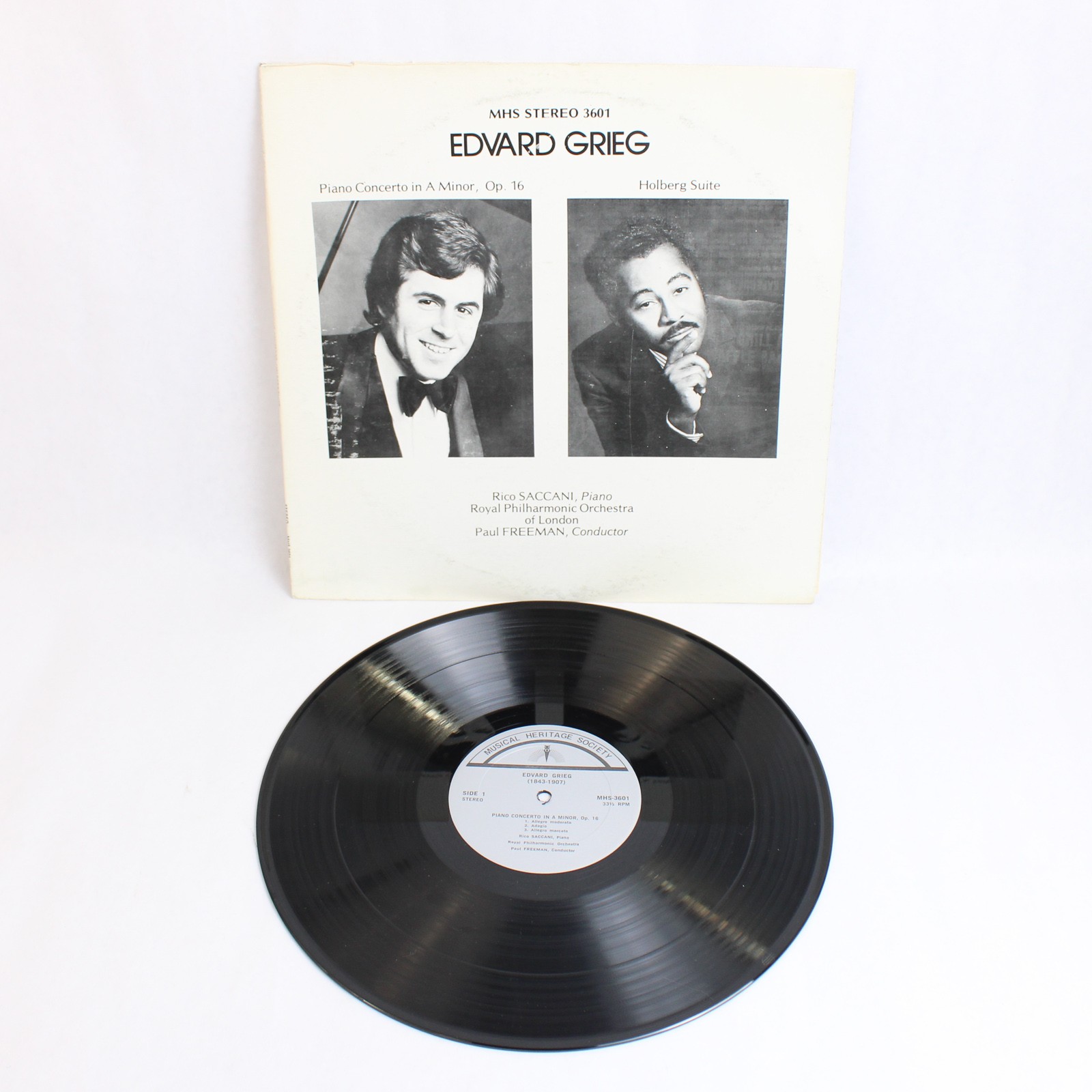 Edvard Grieg's Piano Concerto In A Minor And The Holberg Suite Released 1977 Edvard Grieg's Piano Concerto In A Minor And The Holberg Suite Released 1977