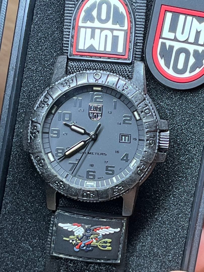 LUMINOX XS0320 WR100m DAY Black Genuine Belt Working