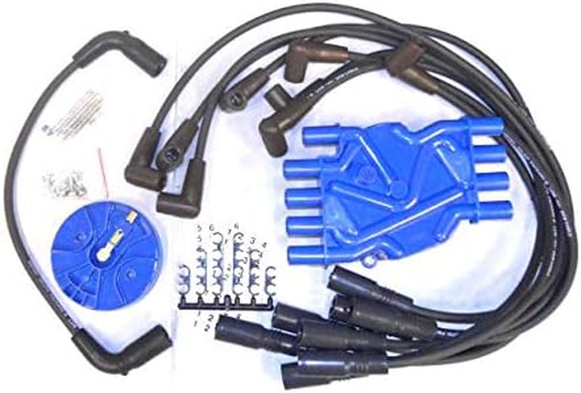 Ignition Tune-Up Kit Spark Plug Wire Set Cap Rotor for 1996-1999 Chevy C1500 V8