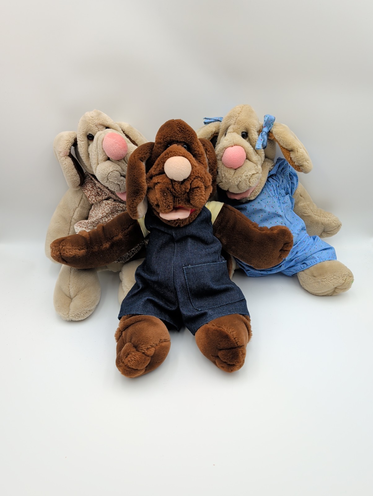 Wrinkles Dog Puppets Stuffed Animal Plush 17\