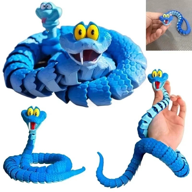 30cm Gary Snake: Disney Zootopia 2 Articulated Simulation Toy Snake, 3d Printed* 30cm Gary Snake: Disney Zootopia 2 Articulated Simulation Toy Snake, 3d Printed*