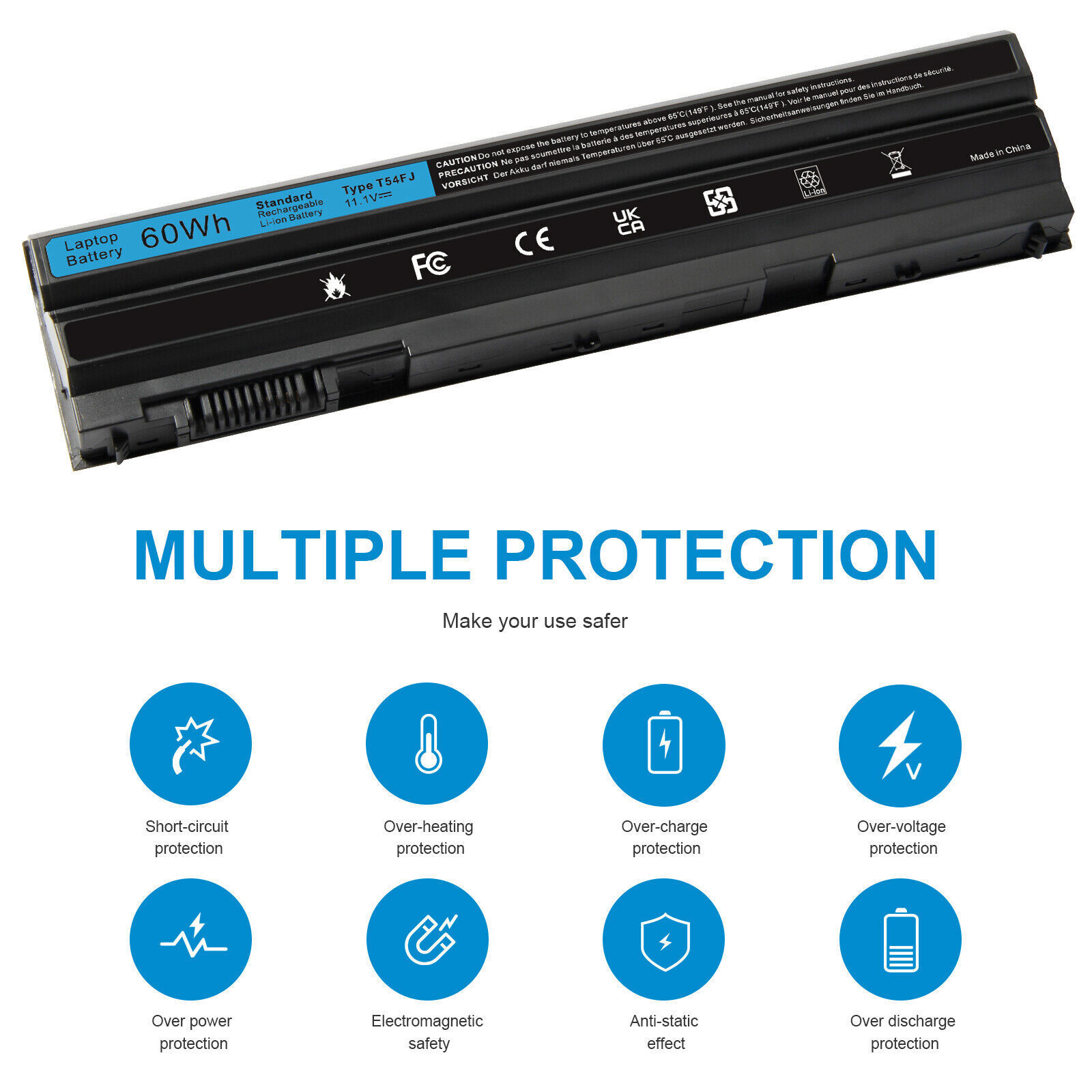 🧡LOT 1-100x E6420 T54FJ Battery For Dell Latitude E5420 E6430 E6520 8858X M5Y0X 🧡LOT 1-100x E6420 T54FJ Battery For Dell Latitude E5420 E6430 E6520 8858X M5Y0X