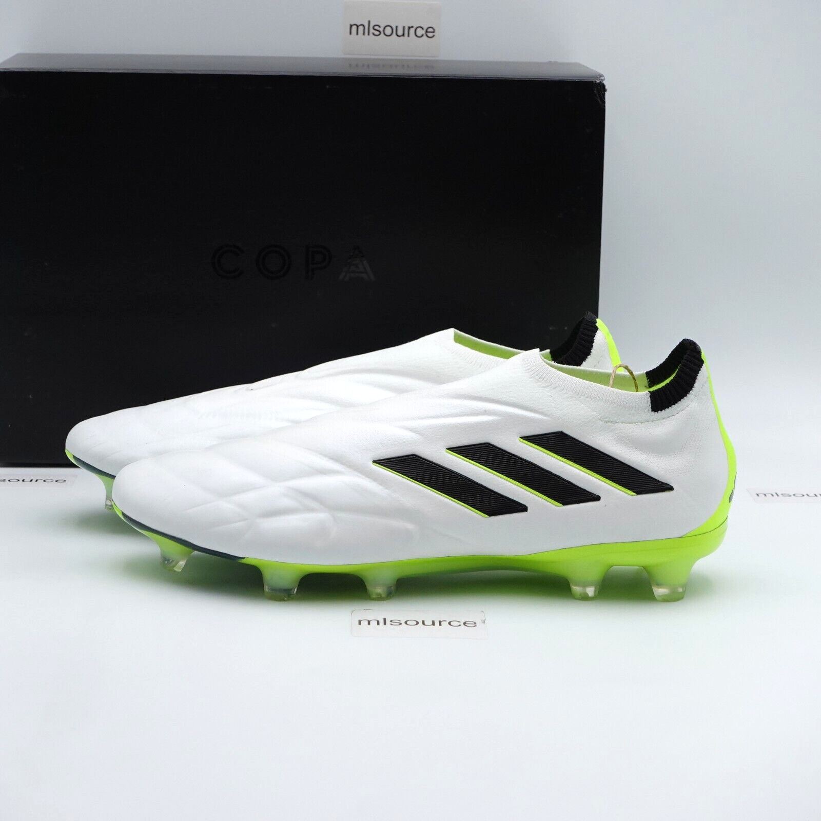 adidas Copa Pure+ FG Men's Plus Elite Laceless Leather Soccer Cleats HQ8955