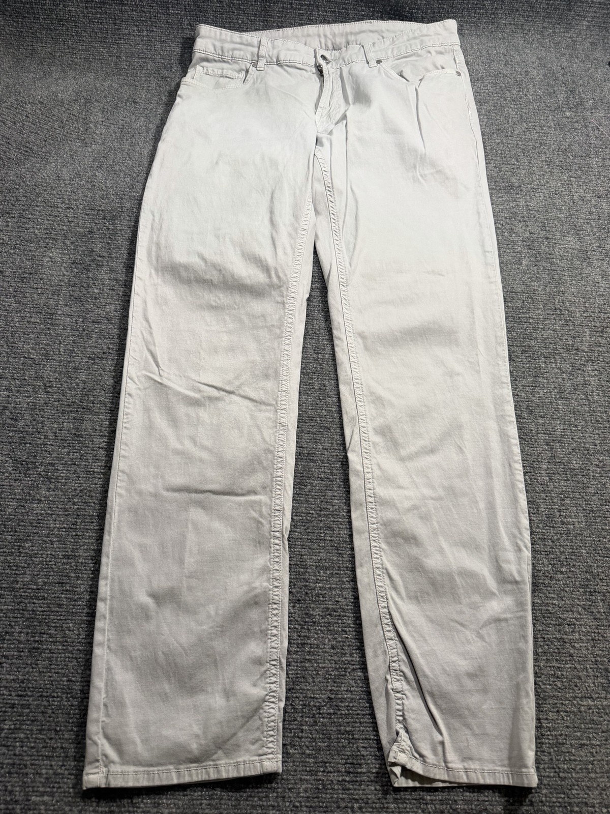 Peter Millar Pants Mens 34x31 Gray Crown Crafted Chino Straight Casual Wear
