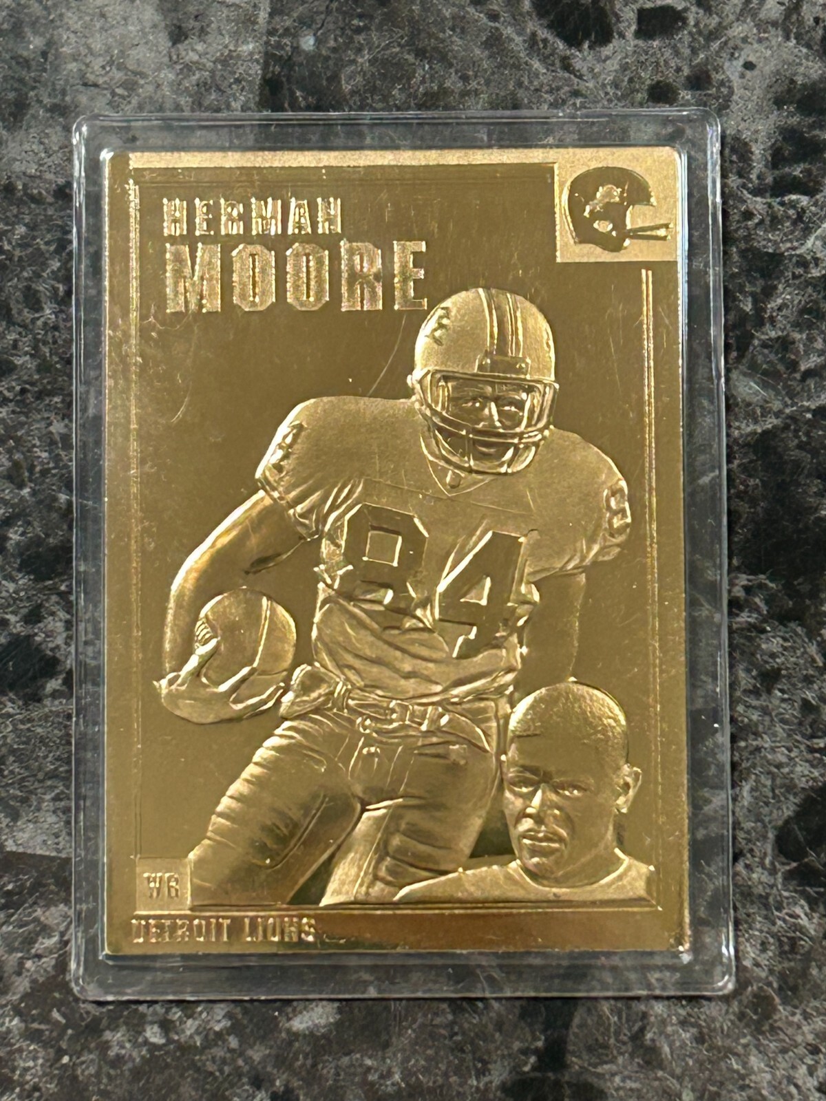 1999-2001 Danbury Mint 22K Gold Legends - #69 Herman Moore @QF08 1999-2001 Danbury Mint 22K Gold Legends - #69 Herman Moore @QF08