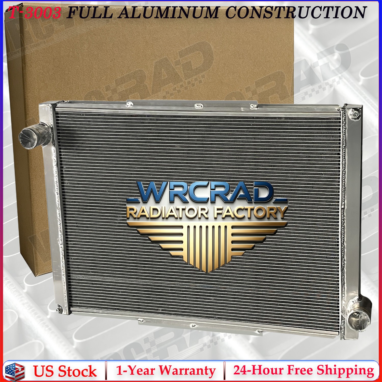 # 0706875A001 Truck Radiator Fits Peterbilt 330 1997-2003 X43196 Full Aluminum
