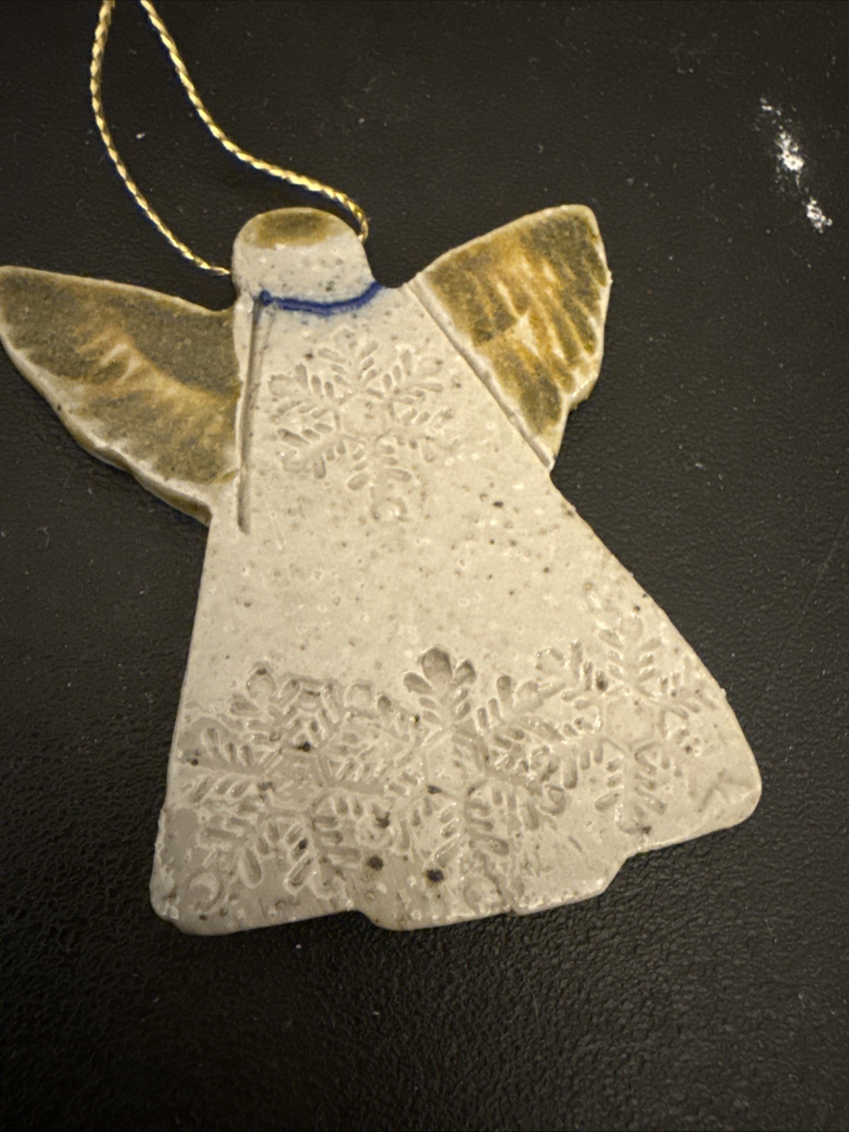 Super Rare Salmon Falls Very Short Run Christmas Ornament  Half Moons 2.5\