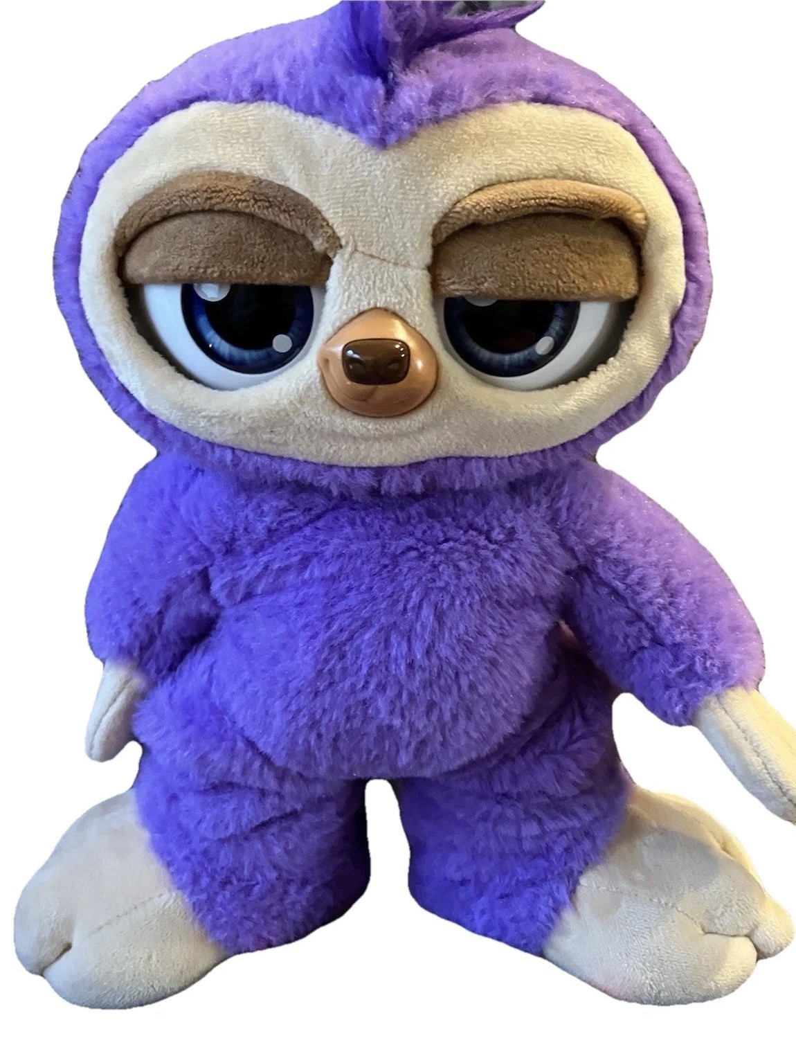 Fifi The Flossing Sloth Purple Zuru Pets Alive Interactive Plush Toy WORKS Fifi The Flossing Sloth Purple Zuru Pets Alive Interactive Plush Toy WORKS