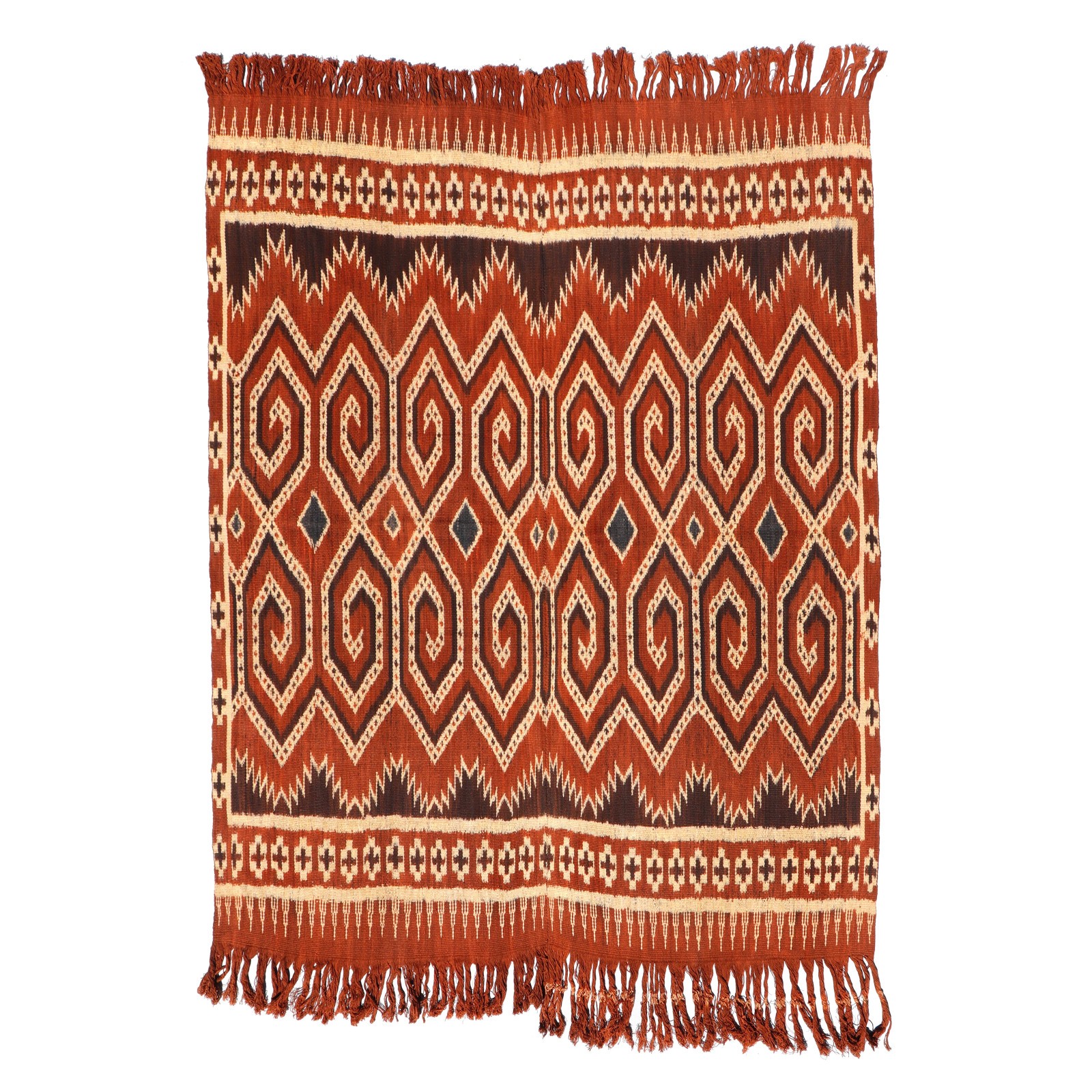Vintage Traditional Tana Toraja Sekomandi Ikat Wall Hanging/Blanket. Sulawesi